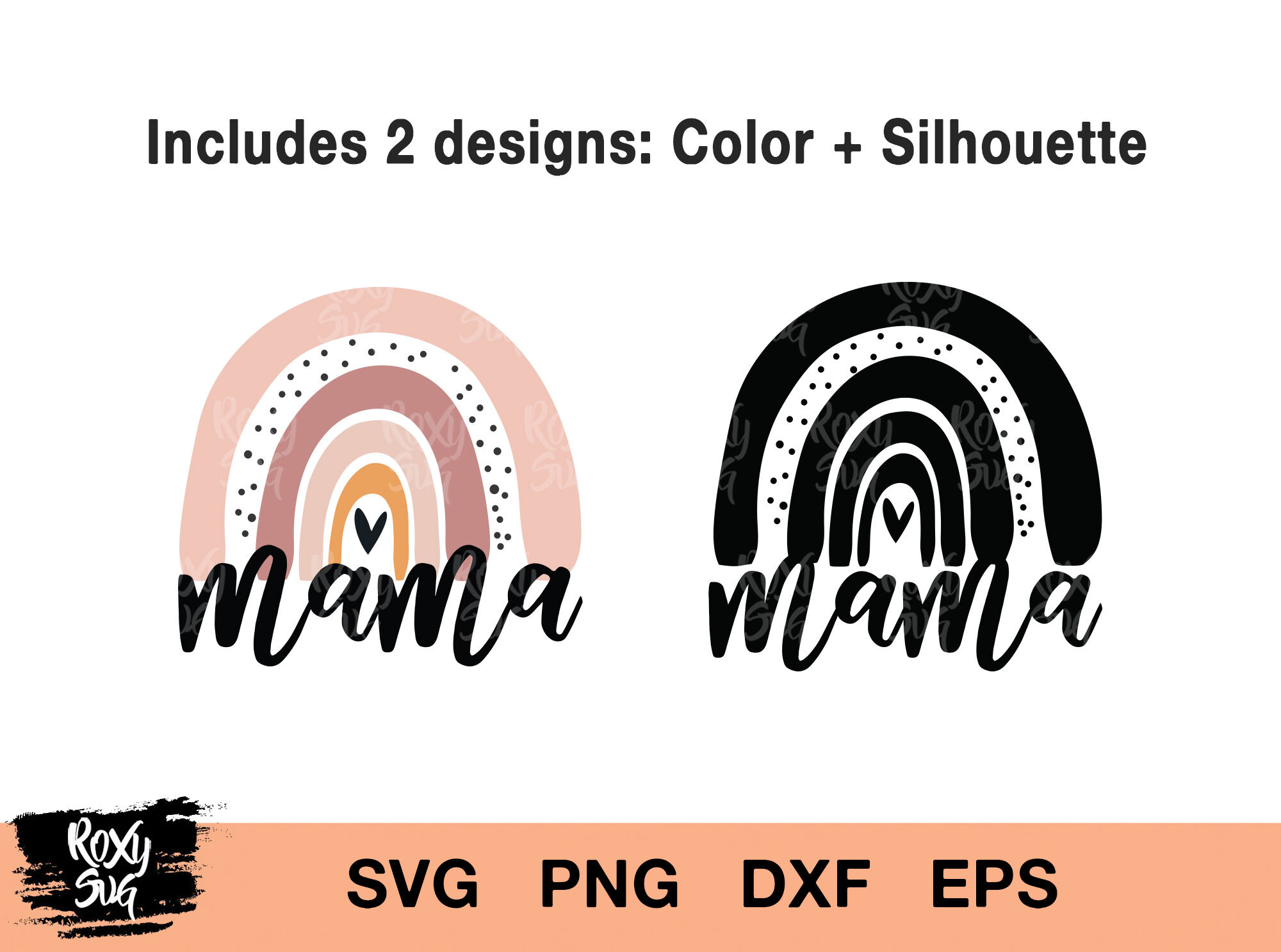 Download MAMA svg - Mama svg - rainbow svg, Mama clipart By Lovely ...