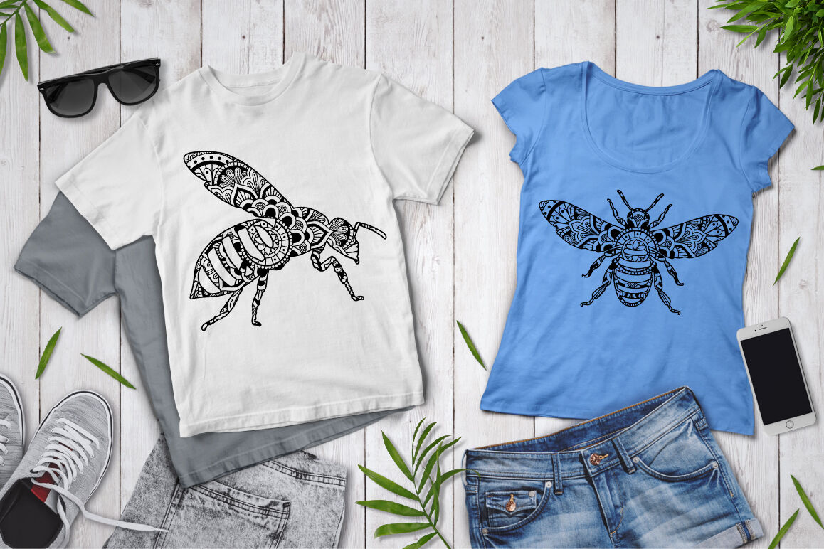 Download Bee Mandala Svg Mandala Bee Svg Cut Files Bee Mandala Clipart By Doodle Cloud Studio Thehungryjpeg Com
