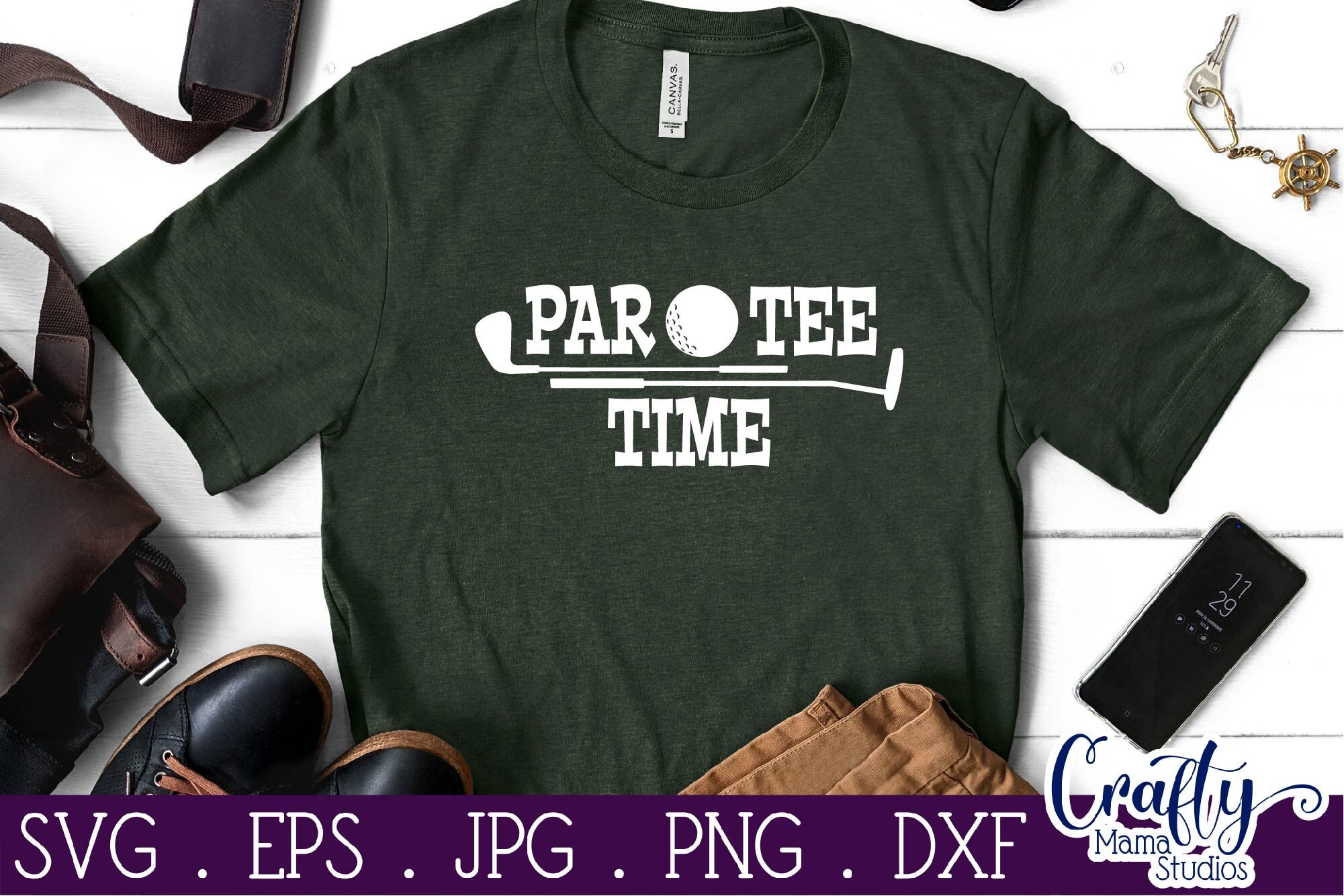 Download Par Tee Time Svg, Golf Svg, Father's Day Svg By Crafty ...