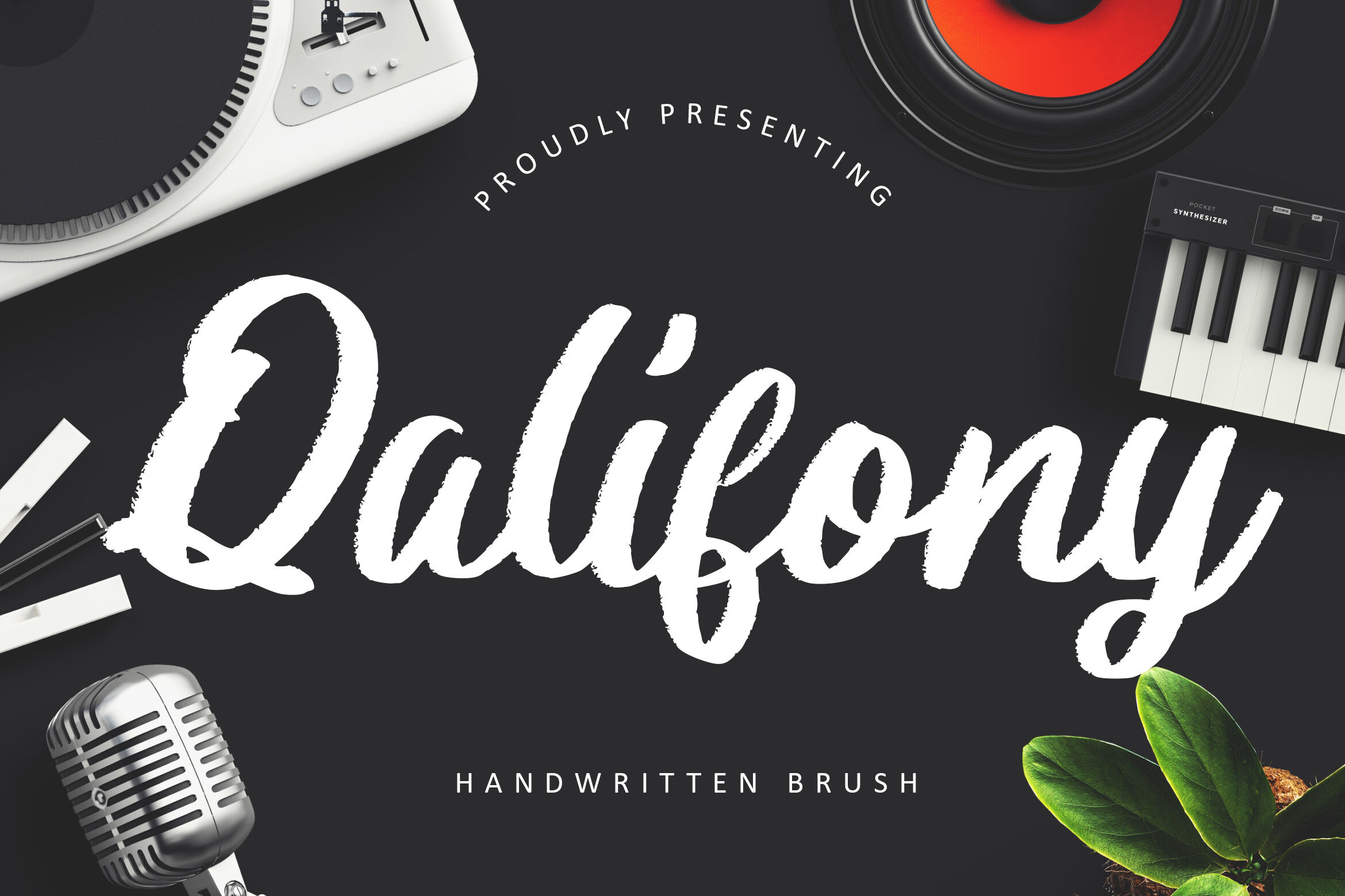 Qalifony Handwritten Brush By Creatype Studio Thehungryjpeg Com