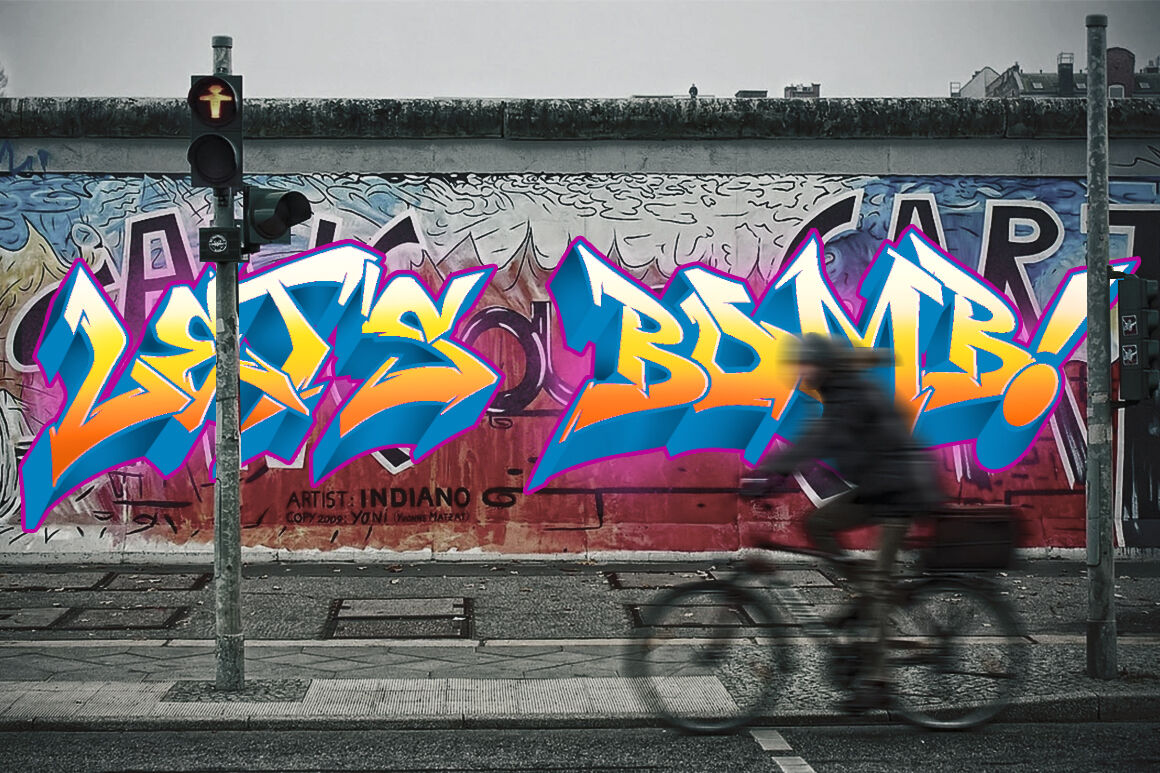 Graffiti Fonts Wildstyler By Tomatstudio Thehungryjpeg Com