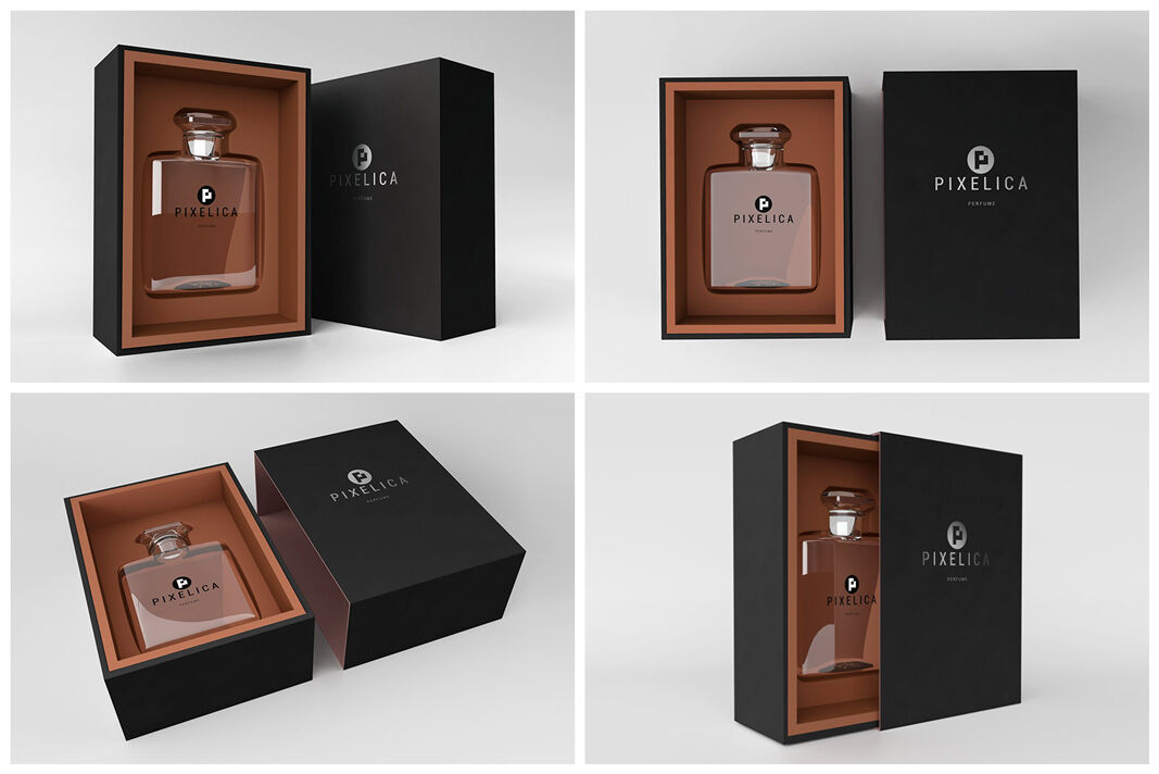 Perfume Bottle Mockup Free Psd