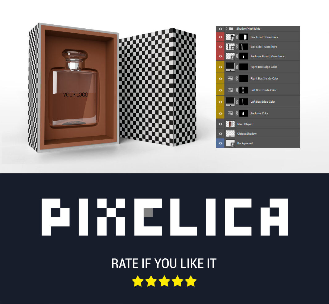 Download Perfume Box Mockup By Pixelica21 Thehungryjpeg Com