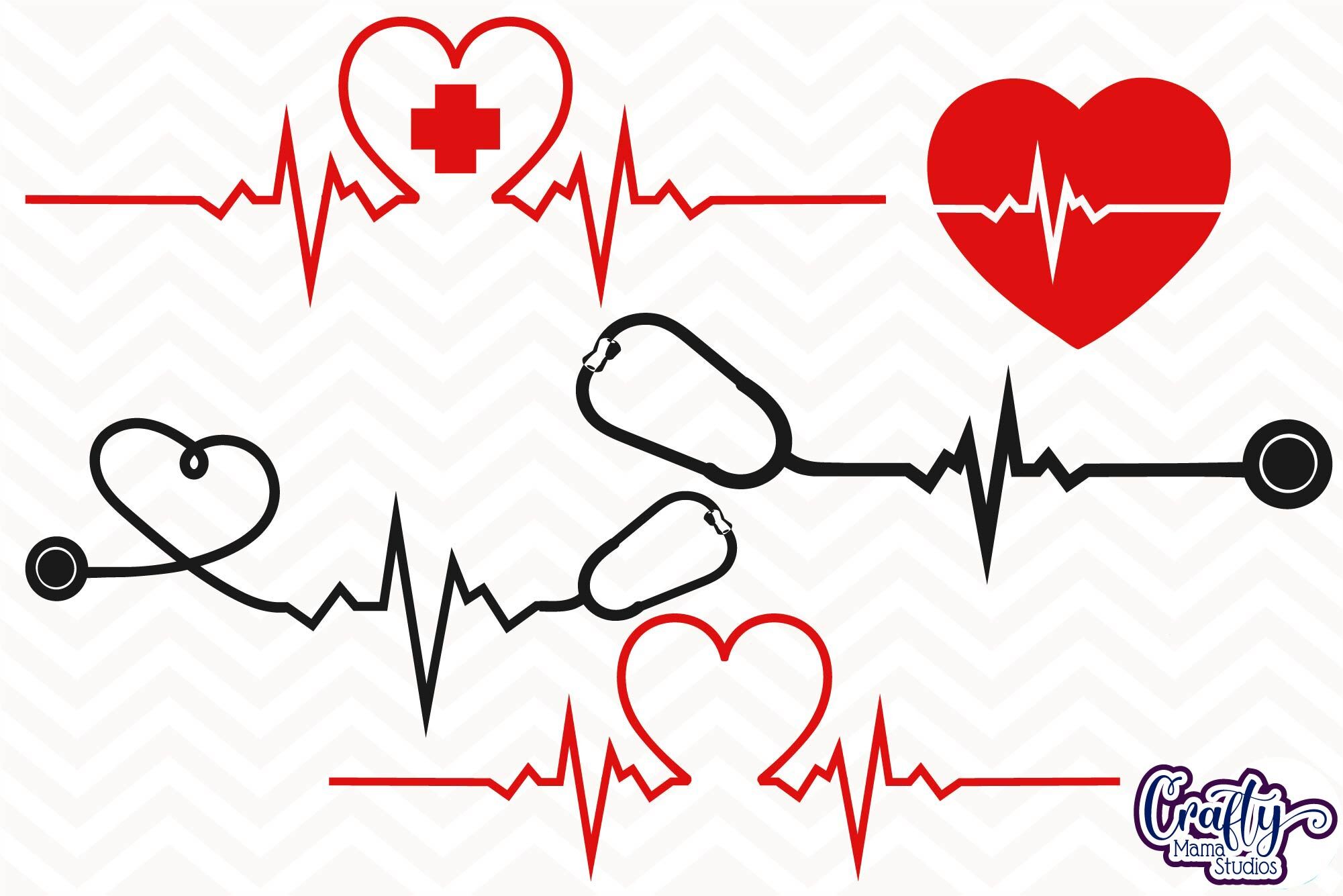 Download Heartbeat Svg Heart Beat Svg Heartbeat Clipart Pulse Svg By Crafty Mama Studios Thehungryjpeg Com