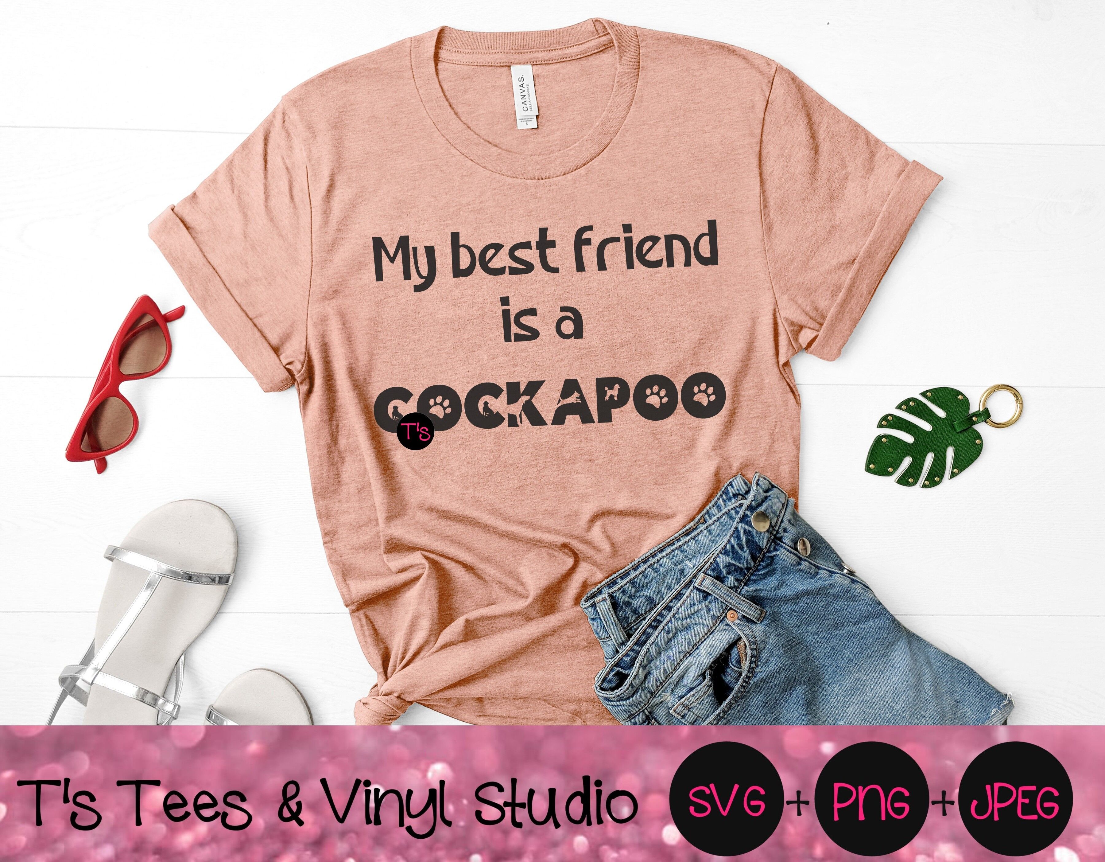 My Best Friend Is A Cockapoo Svg Cockapoo Svg Dog Svg Cockapoo Png By T S Tees Vinyl Studio Thehungryjpeg Com