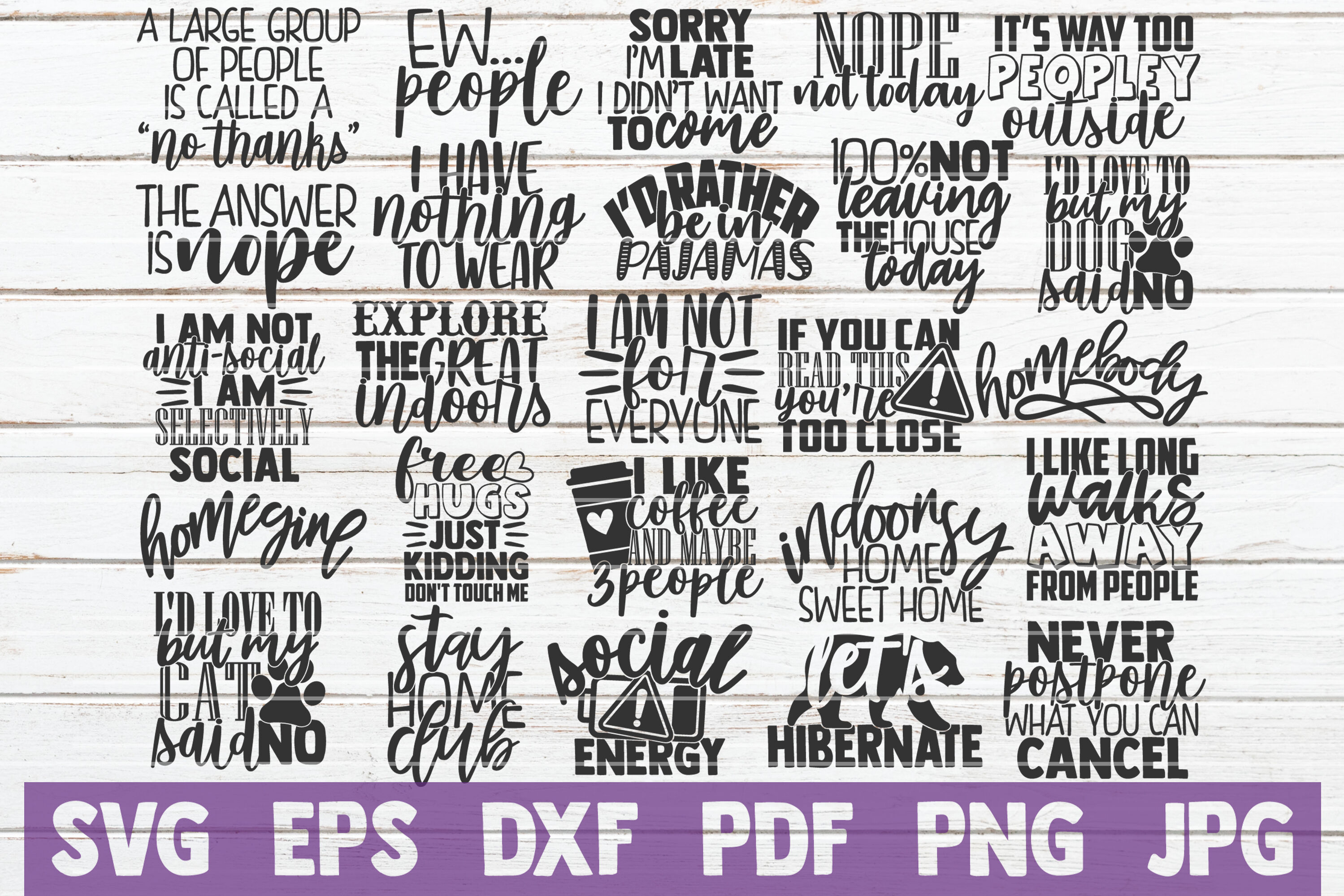 Social Distancing Expert Aka Introvert SVG Cutting File, AI, Dxf and  Printable PNG Files Cricut Cameo Silhouette Social Distancing -  Canada