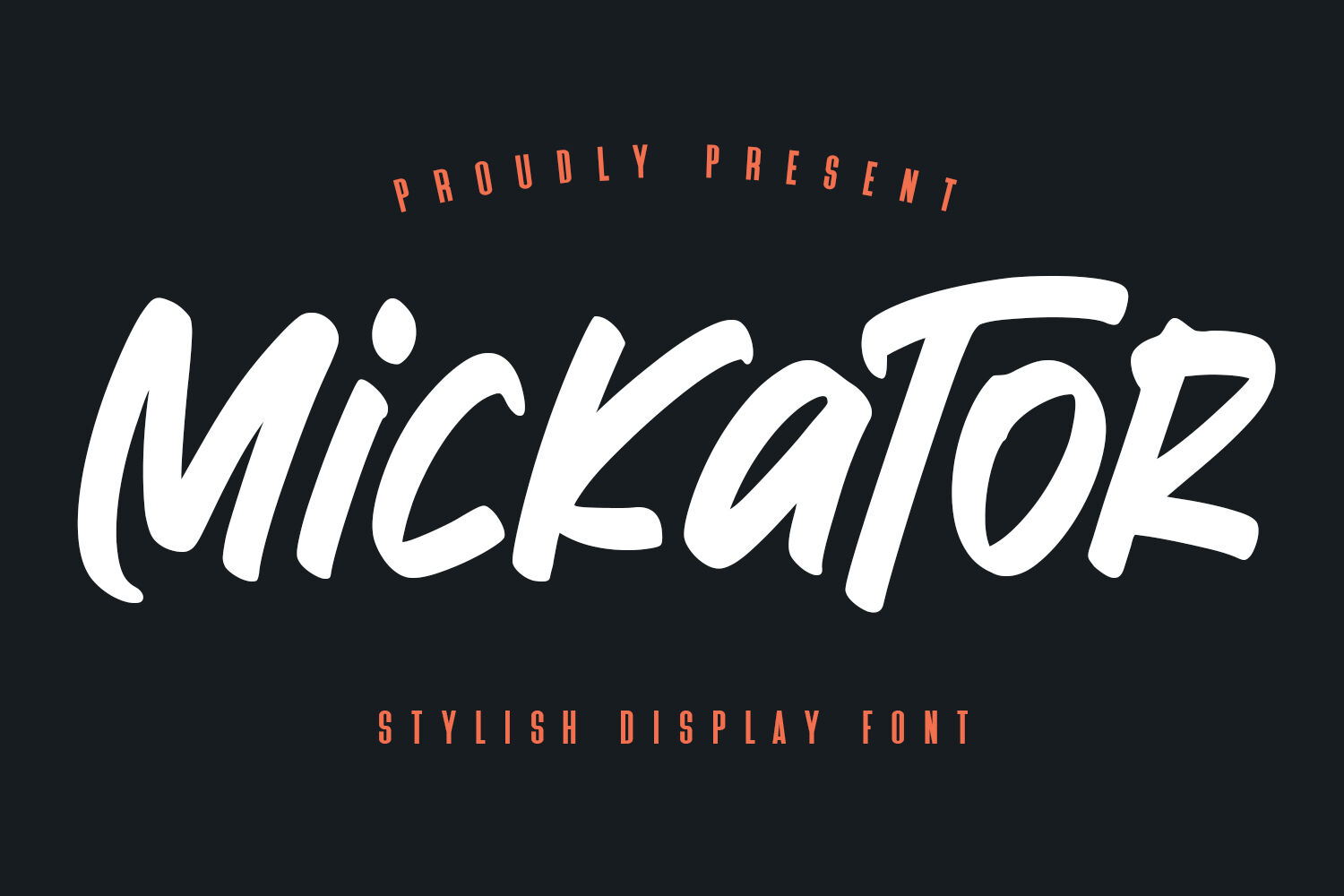Mickator Stylish Display Font By Maulana Creative Thehungryjpeg Com