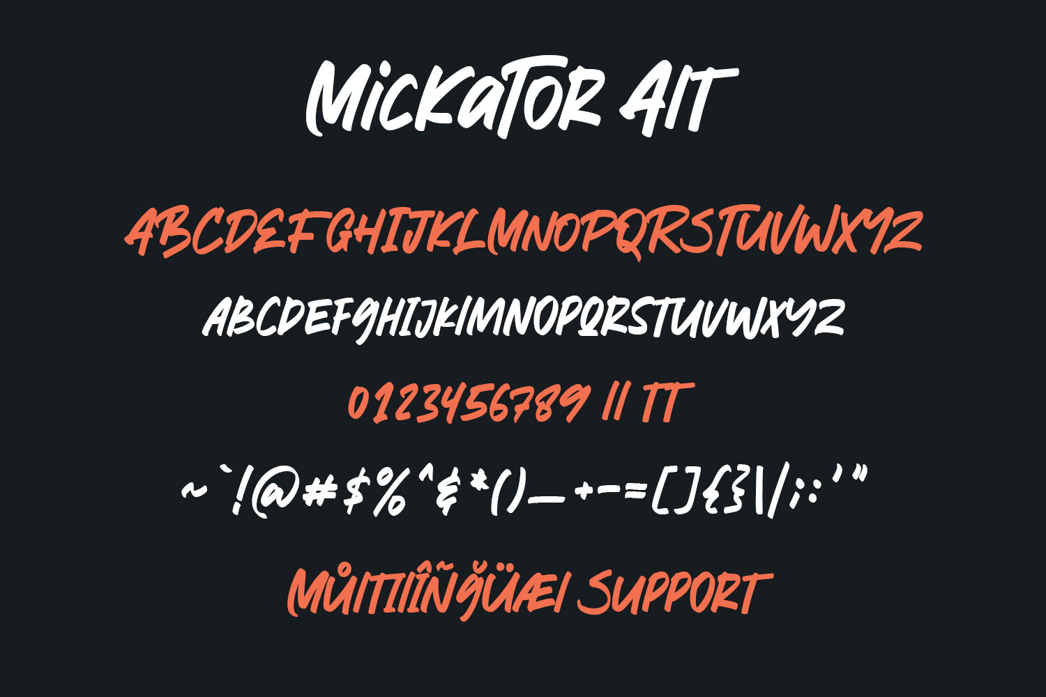Mickator Stylish Display Font By Maulana Creative Thehungryjpeg Com