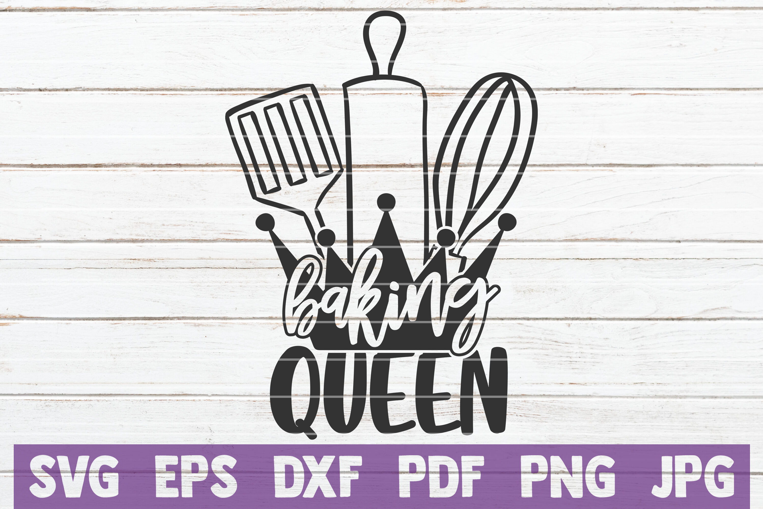 Baking Queen Svg Cut File By Mintymarshmallows Thehungryjpeg Com