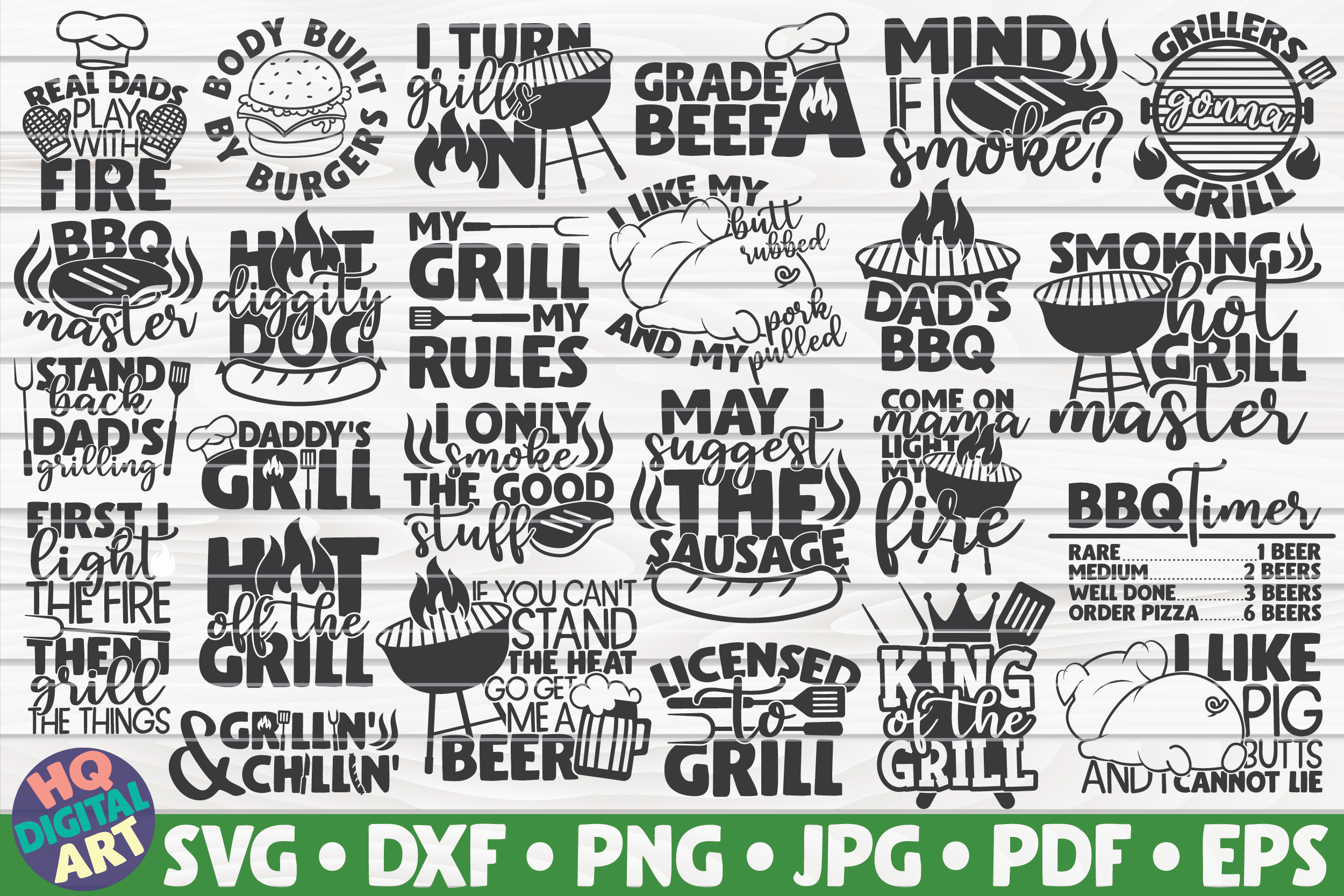 Download Barbecue Quotes SVG Bundle | 25 designs By HQDigitalArt ...