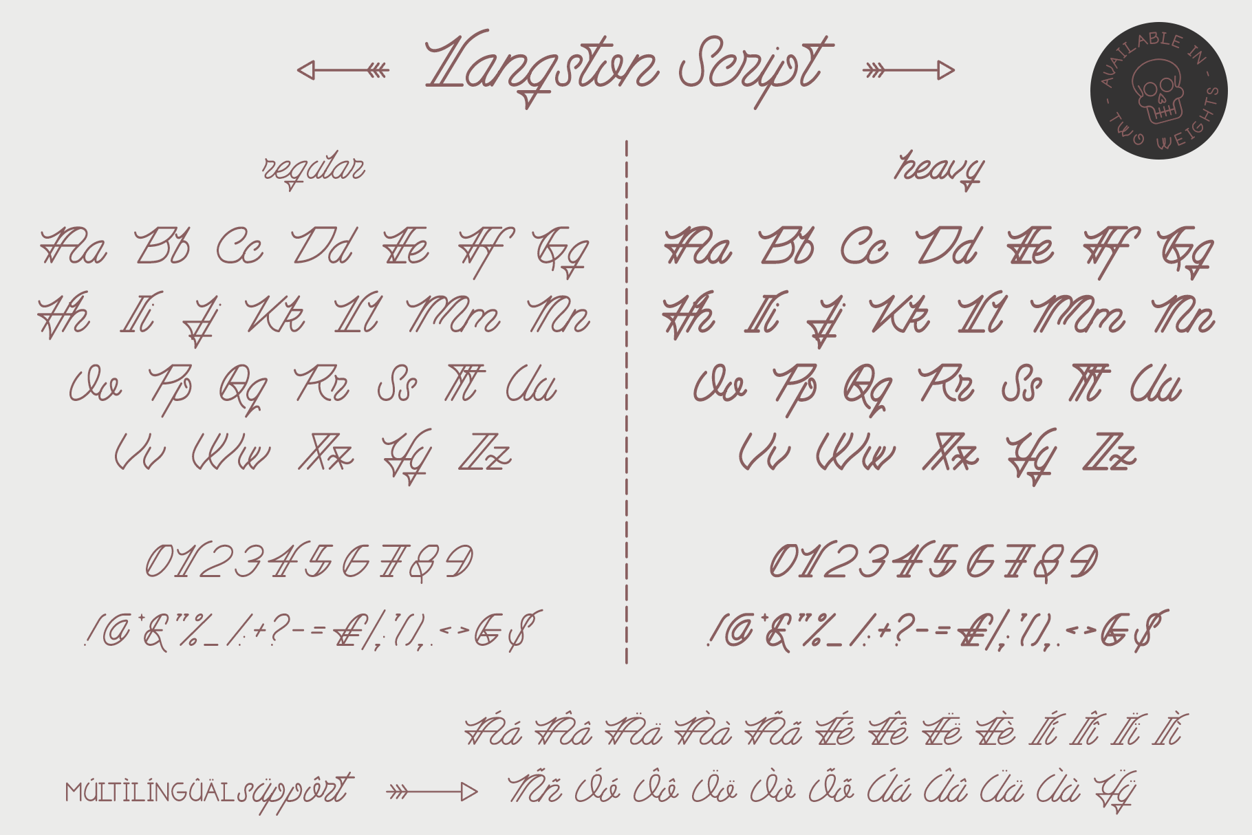 Langston Script Sans By Design Surplus Thehungryjpeg Com