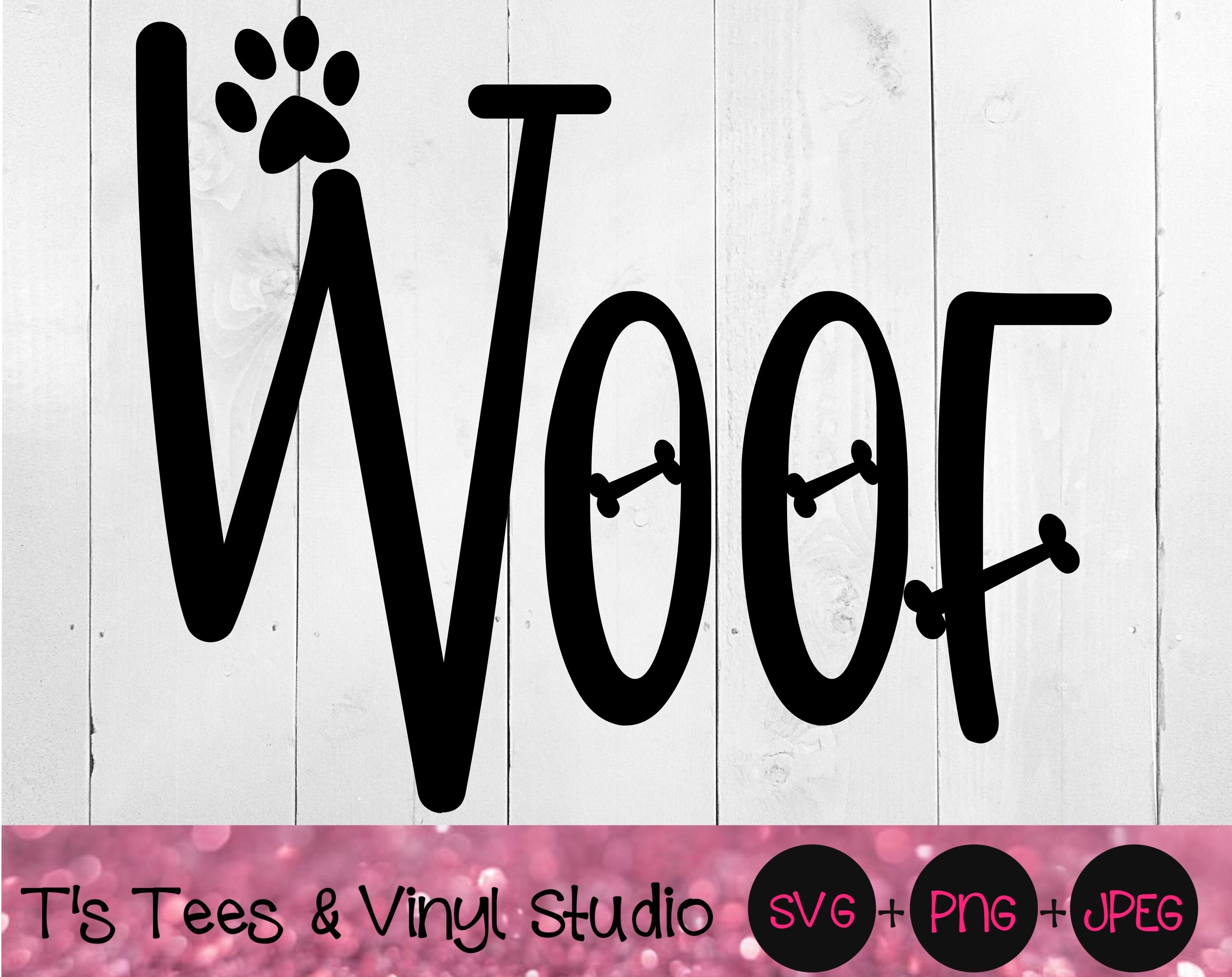 Download Woof Svg Dog Svg Bone Svg Dog Bone Svg Paw Svg Paw Print Svg Lov By T S Tees Vinyl Studio Thehungryjpeg Com SVG, PNG, EPS, DXF File