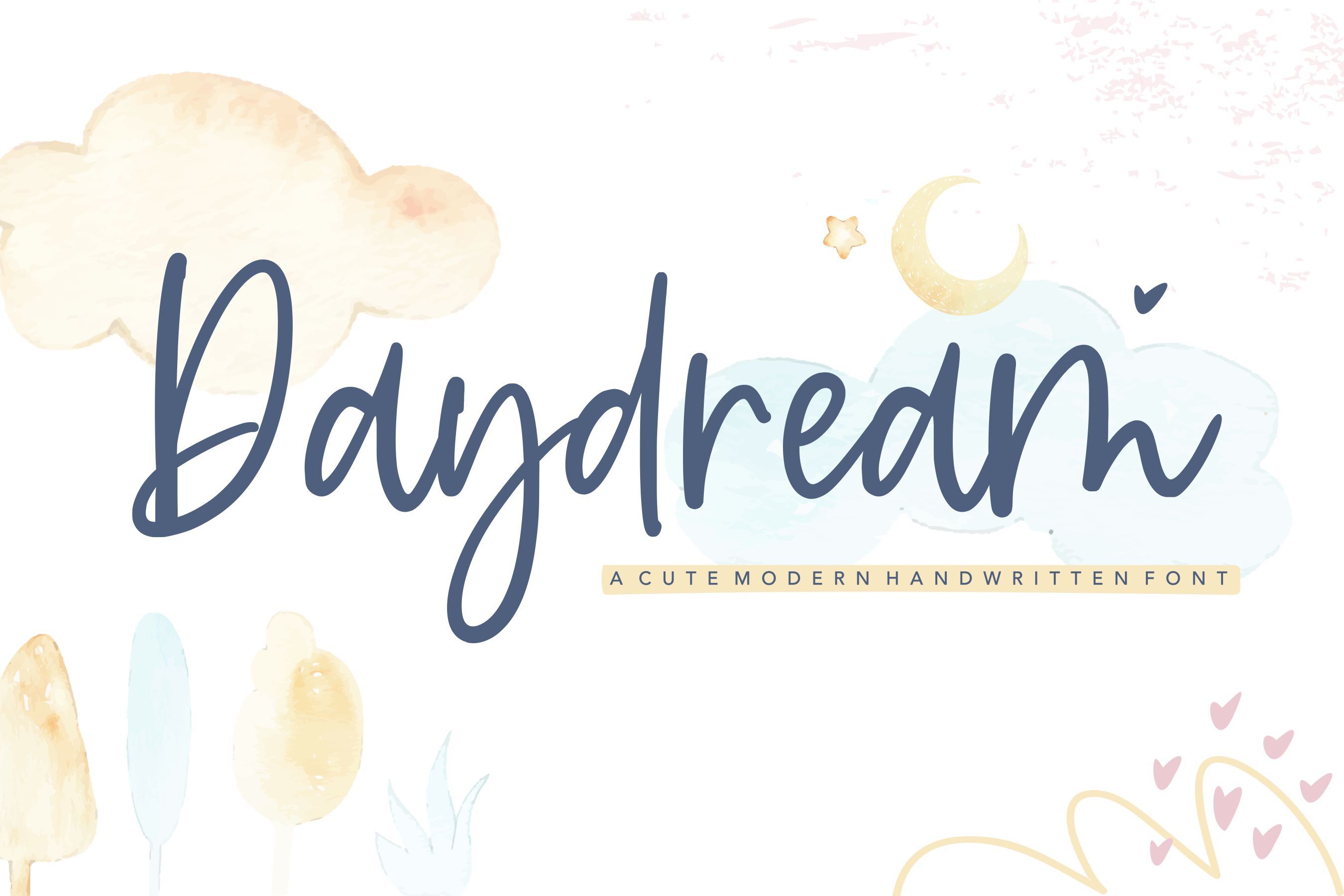 Daydream Cute Modern Handwritten Font By Balpirick Studio Thehungryjpeg Com