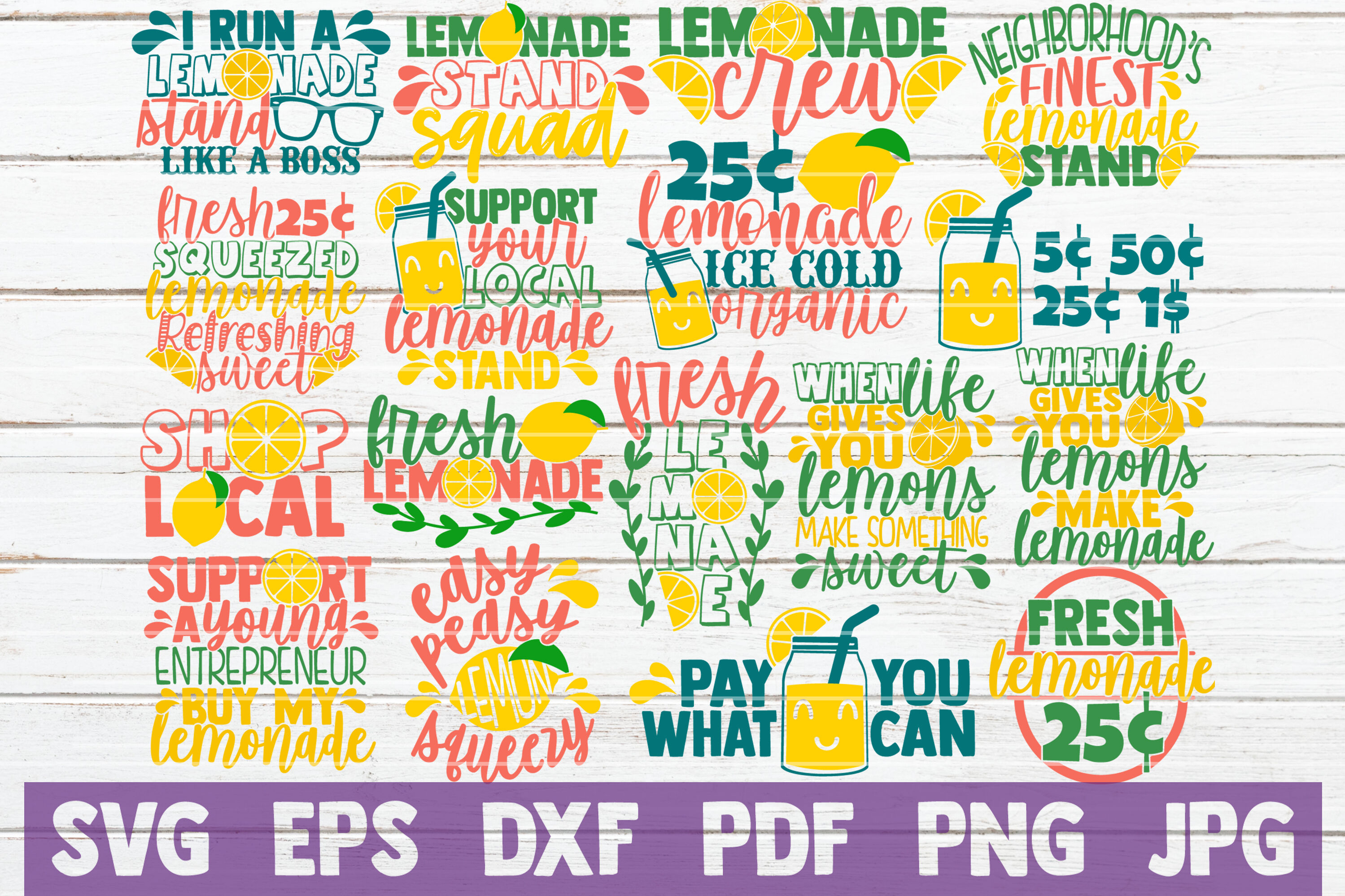 Download Lemonade Stand SVG Bundle | Lemonade SVG Cut Files By ...