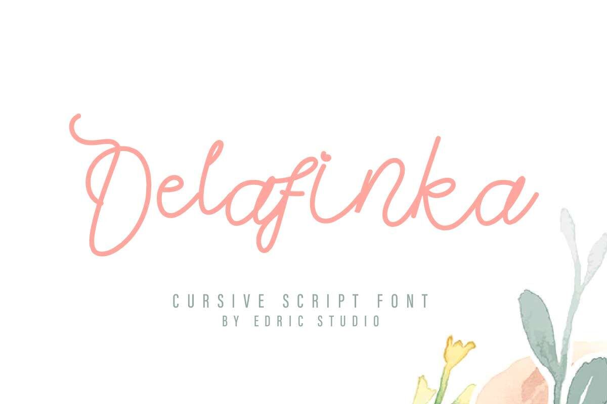 Delafinka By Edric Studio Thehungryjpeg Com
