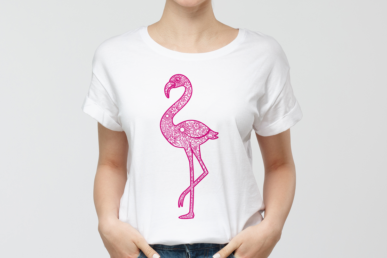 Flamingo Svg Flamingo Mandala Svg Flamingo Monogram Svg By Anastasia Feya Fonts Svg Cut Files Thehungryjpeg Com