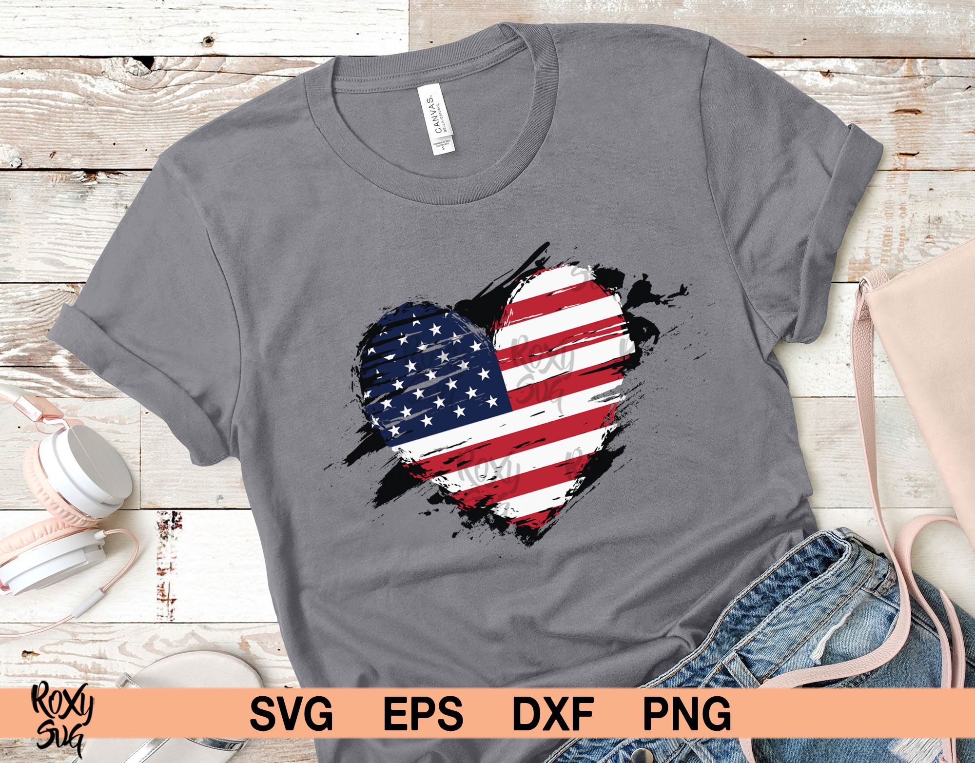 Distressed American Flag svg, American flag SVG, 4th July ...