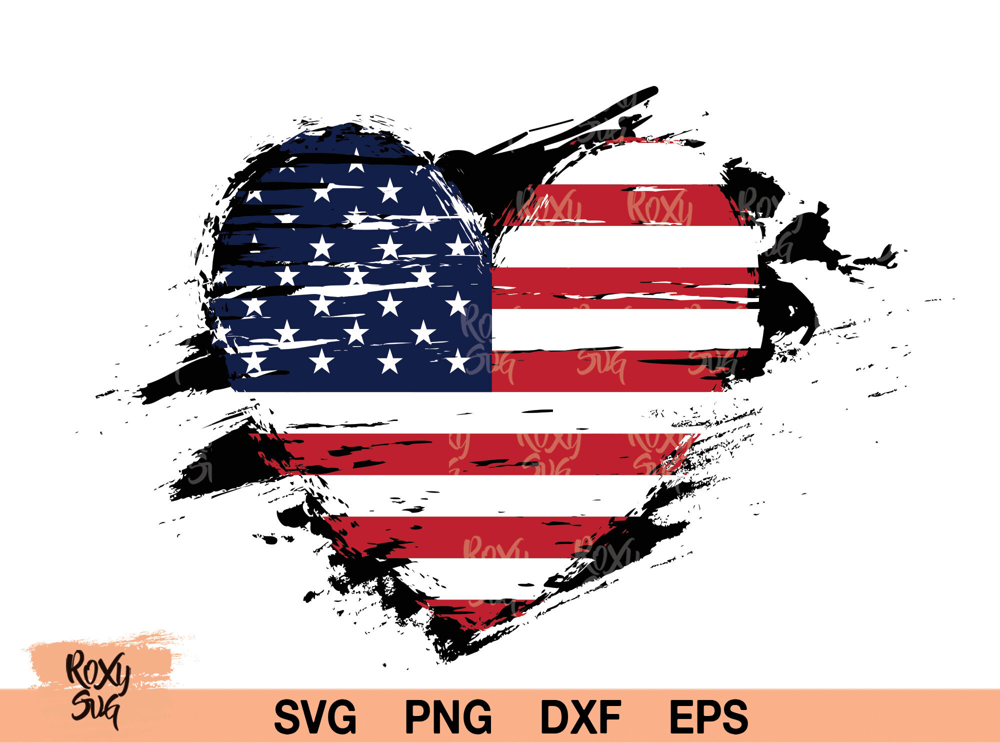 Distressed American Flag svg, American flag SVG, 4th July ...