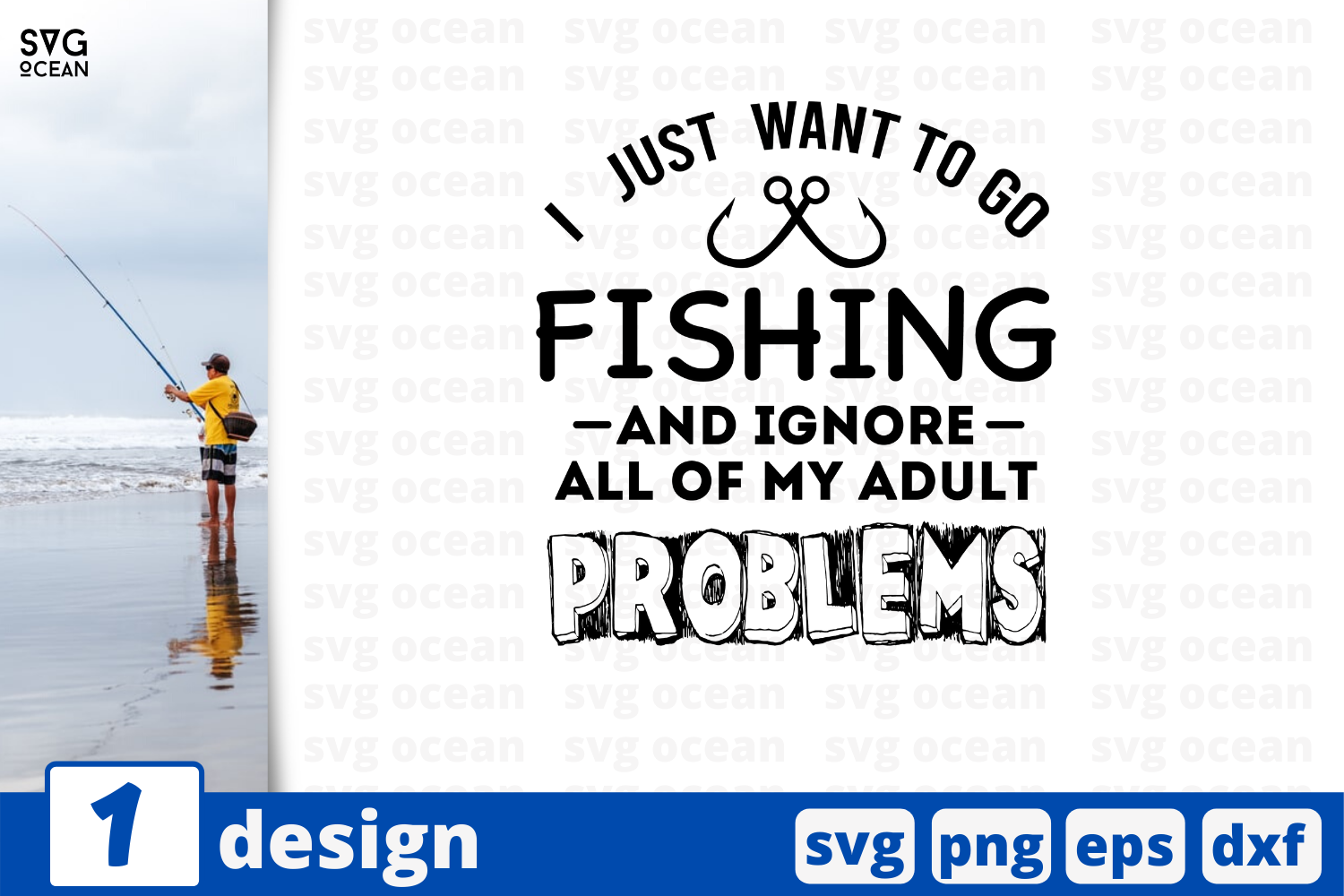 Download 1 I JUST WANT TO GO FISHING svg bundle, quotes cricut svg By SvgOcean | TheHungryJPEG.com