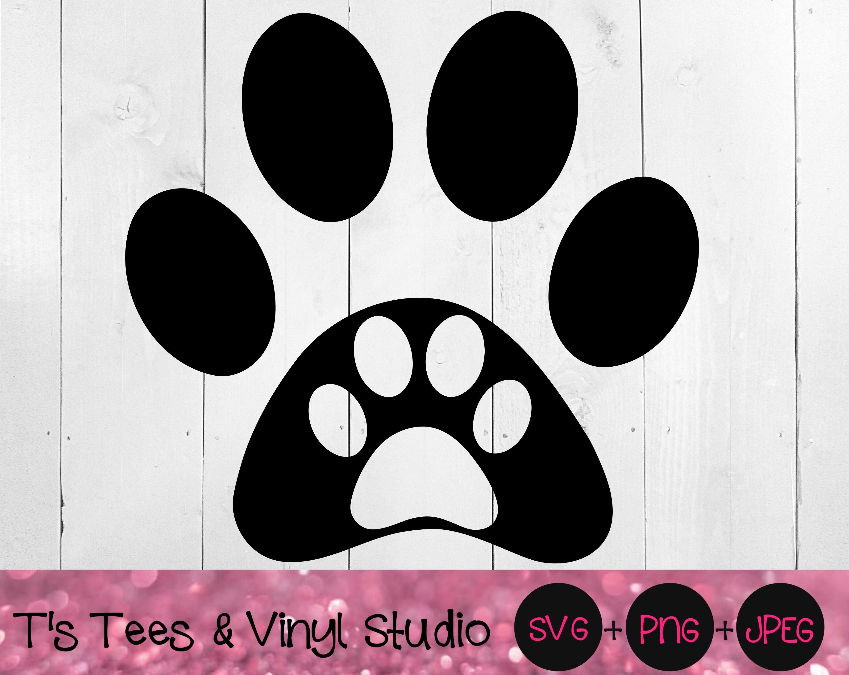 Dog Svg Paw Svg Paw Print Svg Dog Paw Svg Puppy Svg Puppy Love Sv By T S Tees Vinyl Studio Thehungryjpeg Com