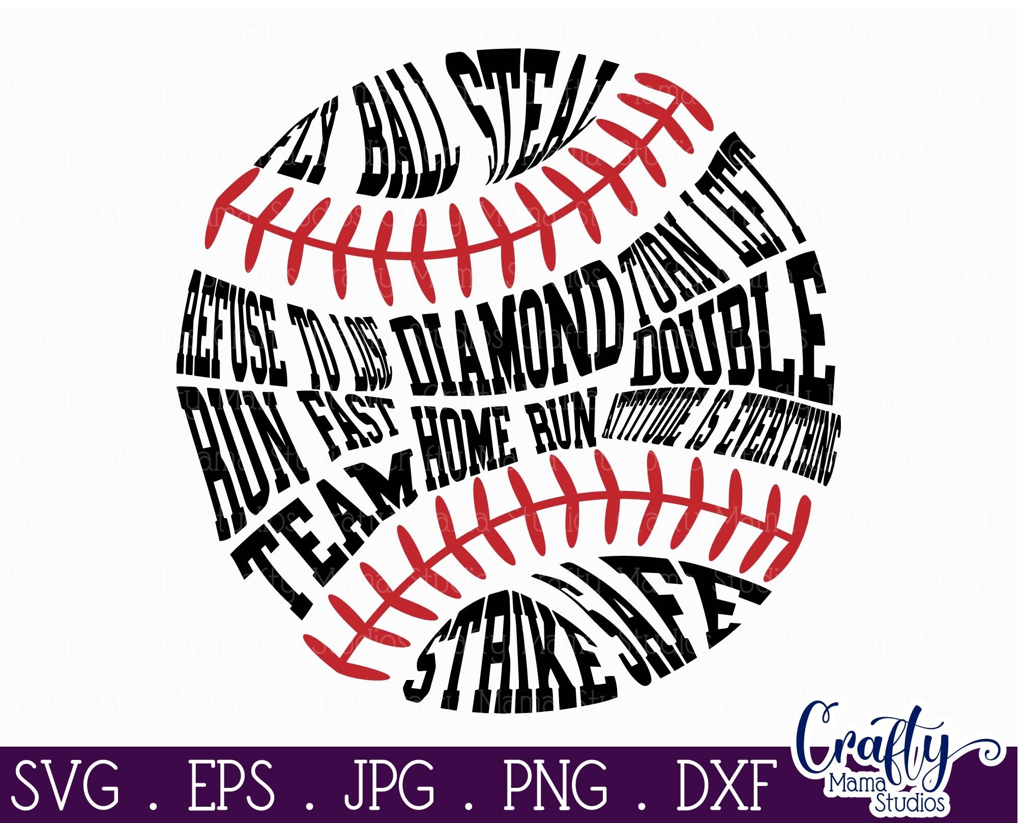 Download Baseball Words Svg, Baseball Mom Svg, Sports Svg By Crafty ...