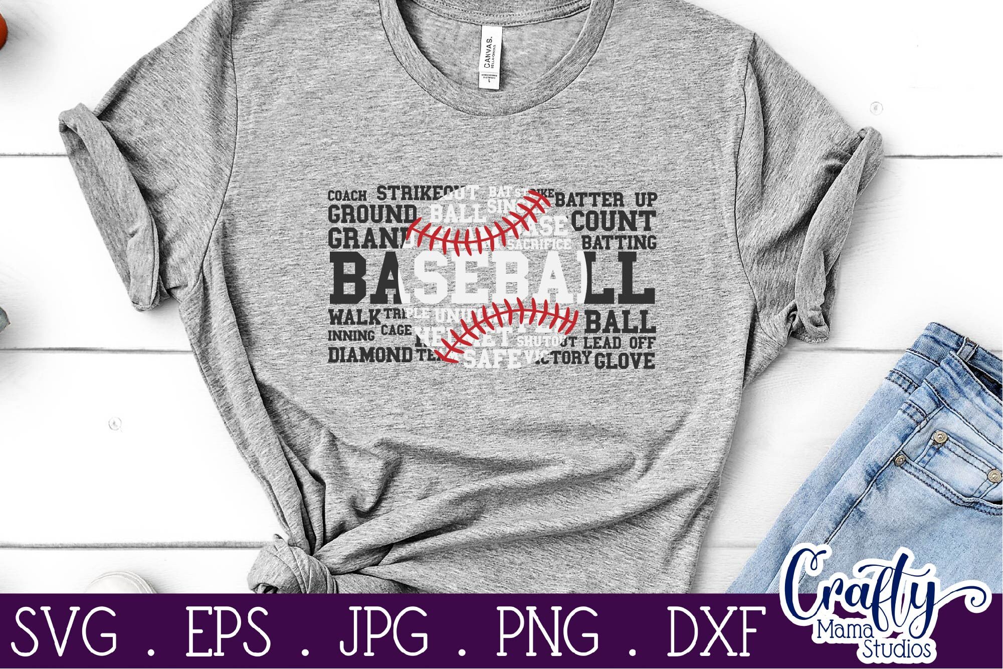 Baseball Words Svg, Baseball Svg, Sports Svg By Crafty Mama Studios ...