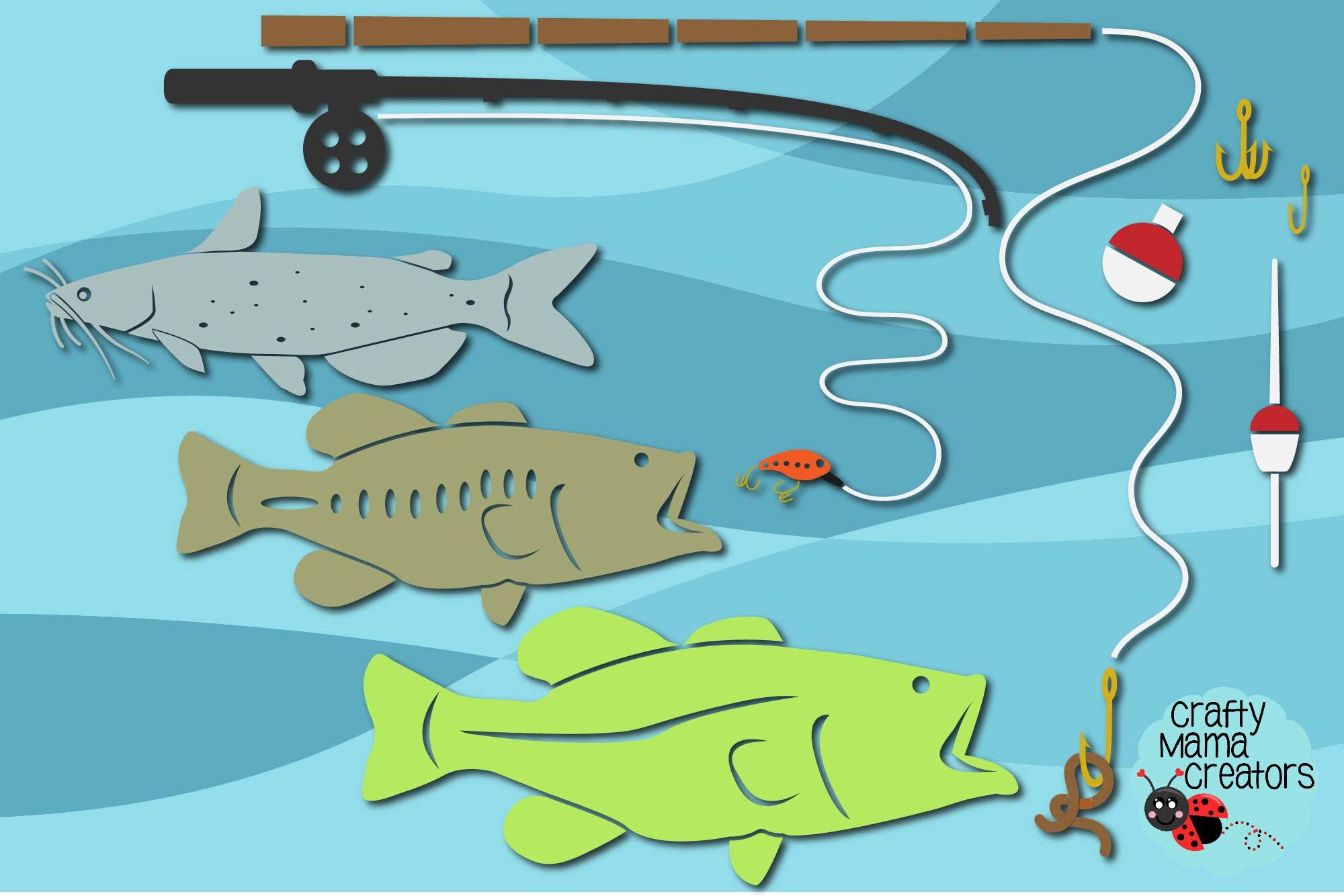 Download Fishing Svg, Fish, Father's Day Svg, Bass Fishing, Clipart ...