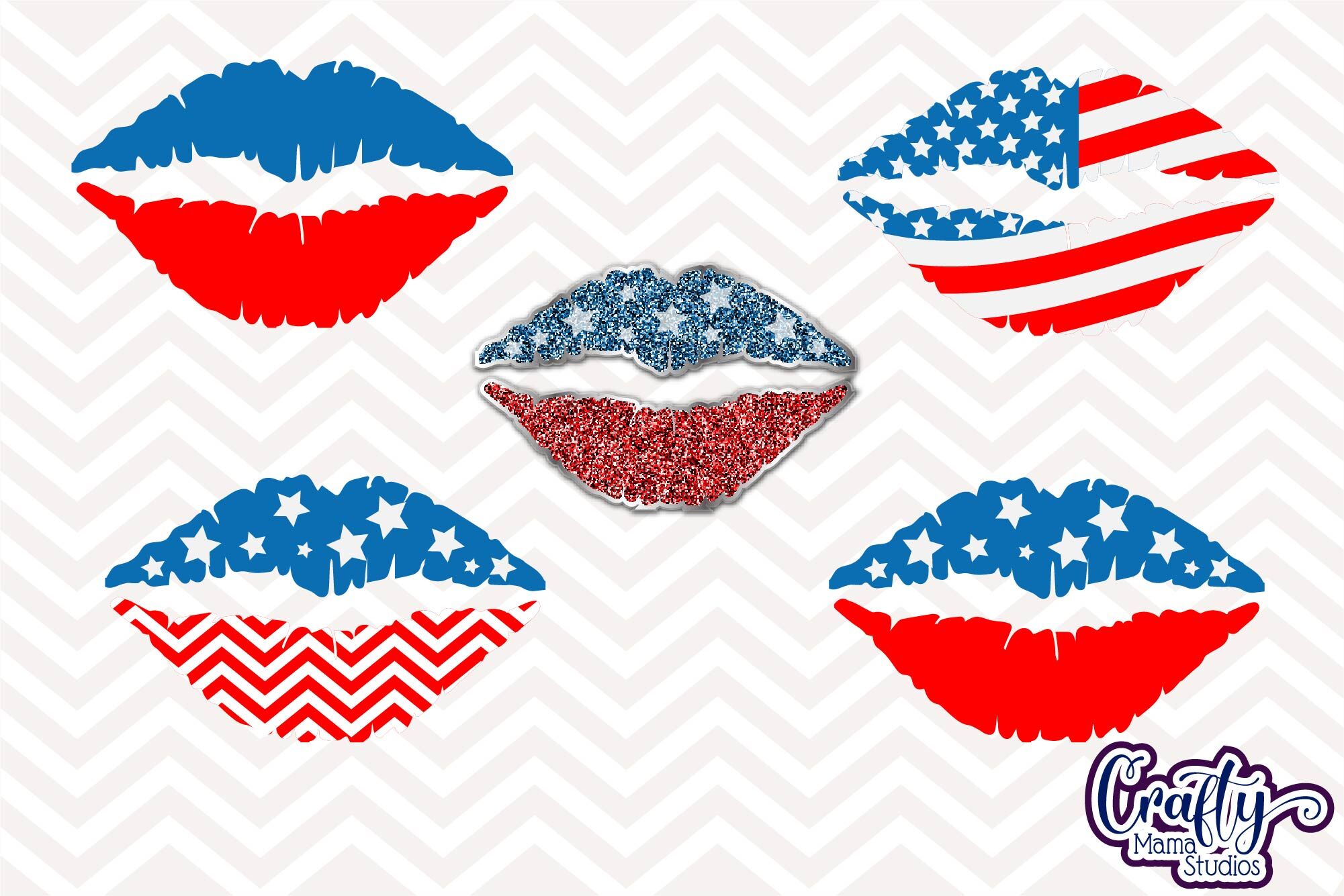 Download USA Lips Svg, American Flag Svg, 4th of July Lips Svg ...