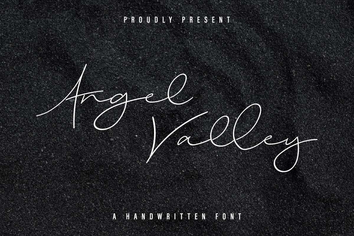 Angel Valley By Edric Studio Thehungryjpeg Com