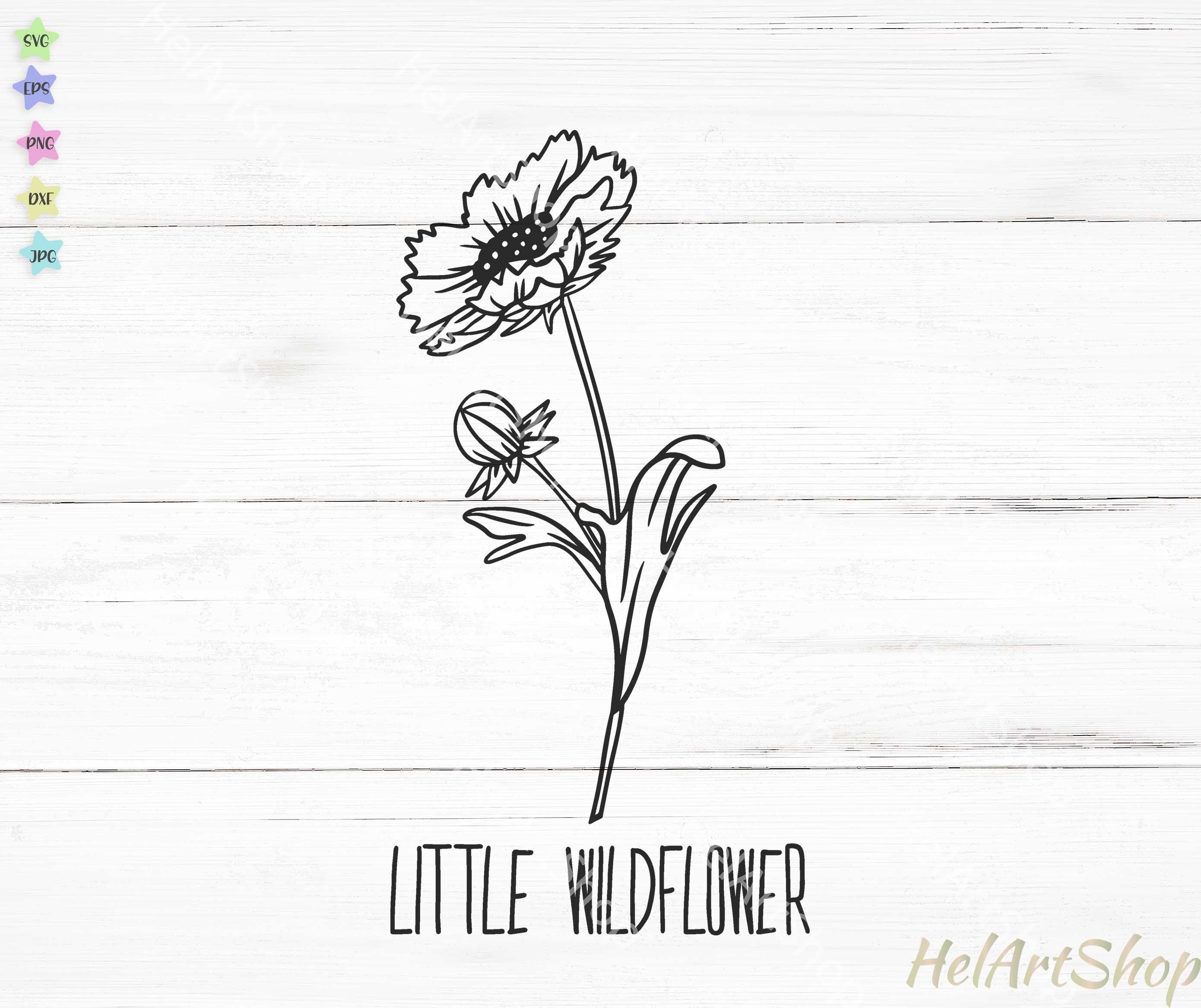 Free Free 303 Little Wildflower Svg SVG PNG EPS DXF File