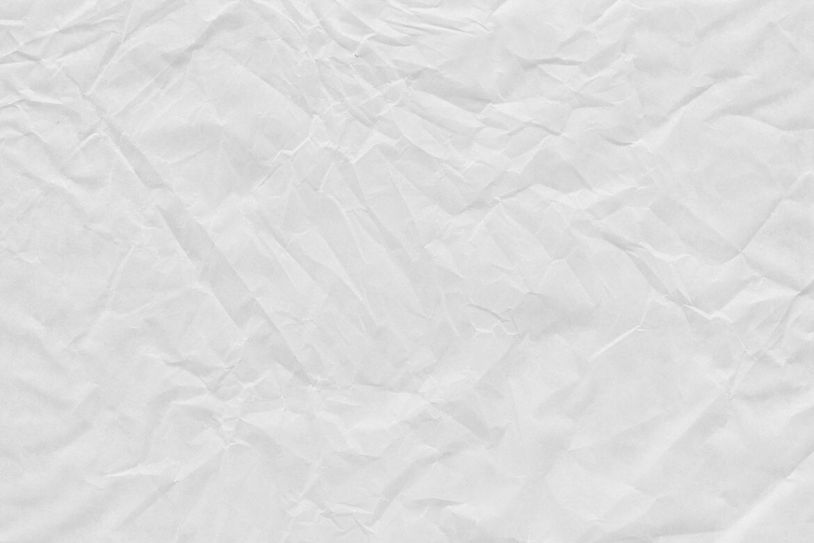 White Crumpled Paper Texture