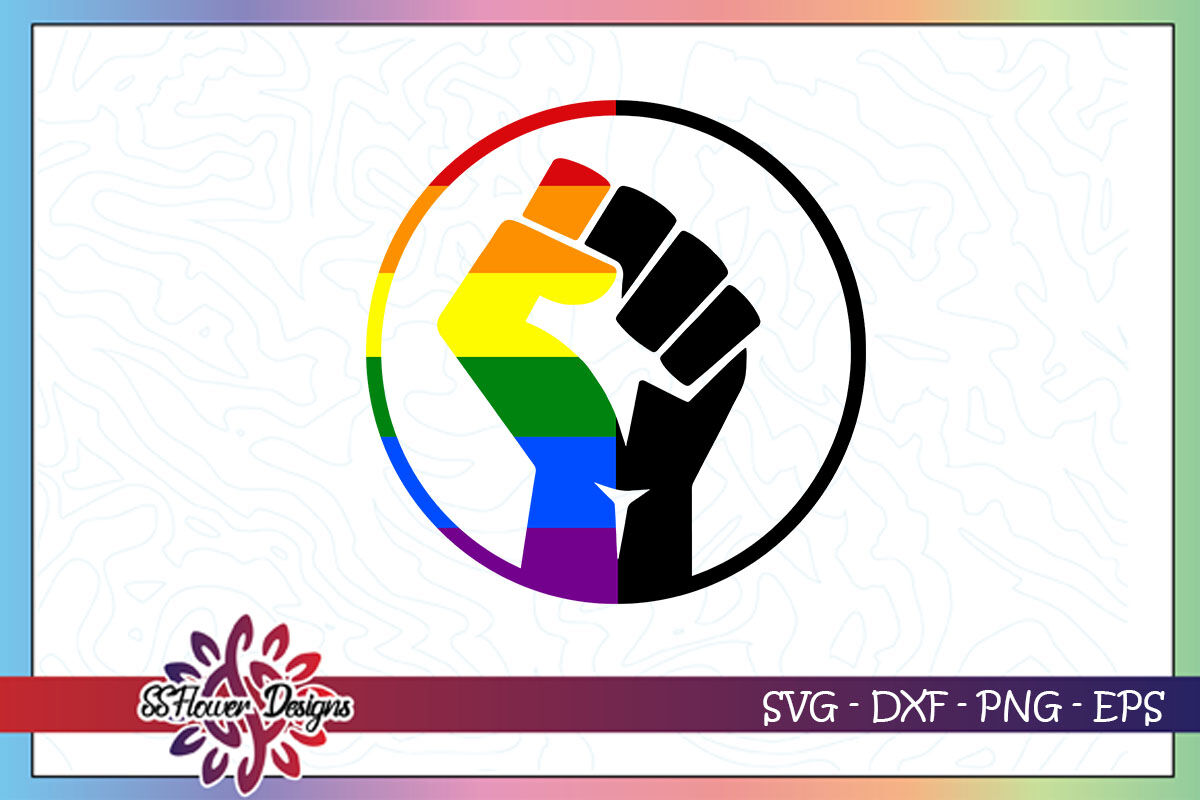 Lgbt Fist Svg Equality Svg Lgbt Pride By Ssflowerstore Thehungryjpeg Com