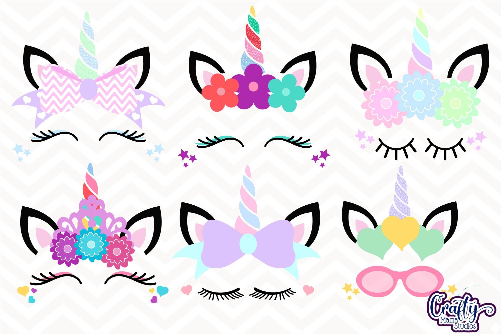 Download Unicorn Svg Unicorn Eyelashes Unicorn Birthday Magical By Crafty Mama Studios Thehungryjpeg Com 3D SVG Files Ideas | SVG, Paper Crafts, SVG File