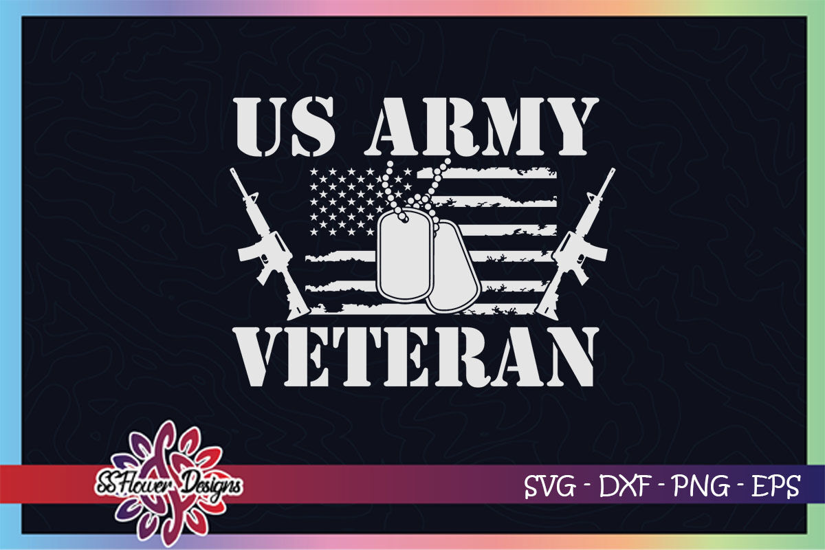 Download Us Army Veteran Svg American Flag Svg By Ssflowerstore Thehungryjpeg Com