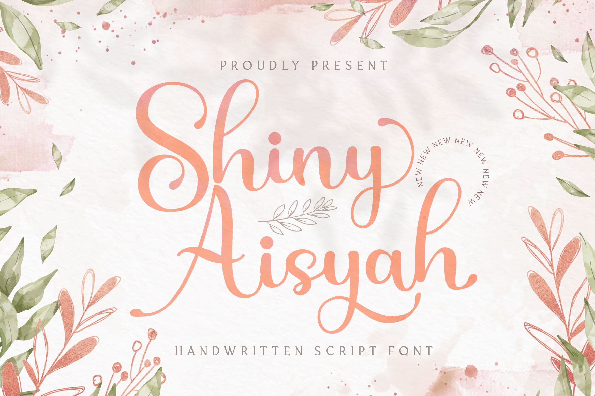 Shiny Aisyah Handwritten Font By Stringlabs Thehungryjpeg Com