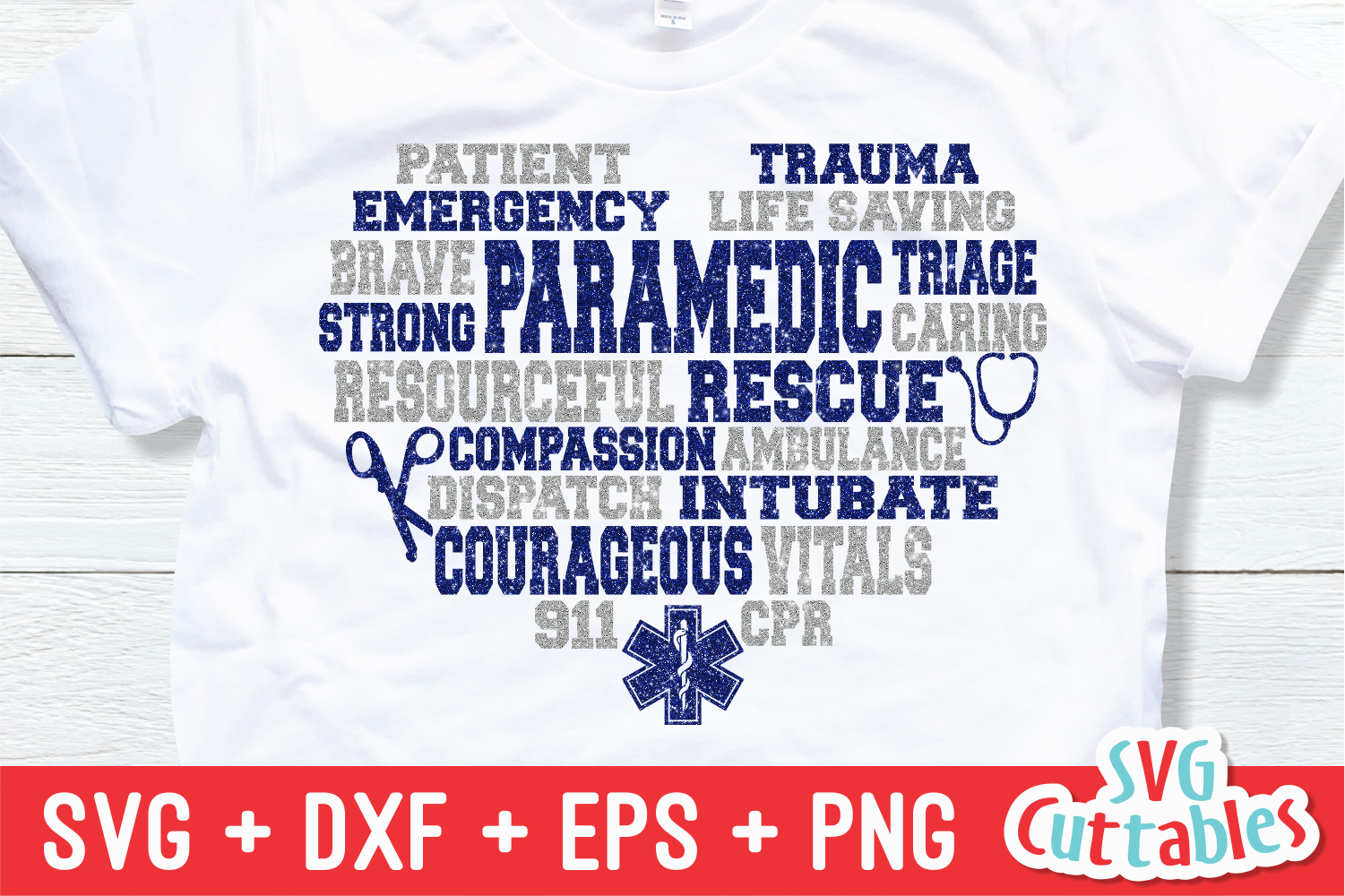 Download Paramedic Emt Bundle By Svg Cuttables Thehungryjpeg Com