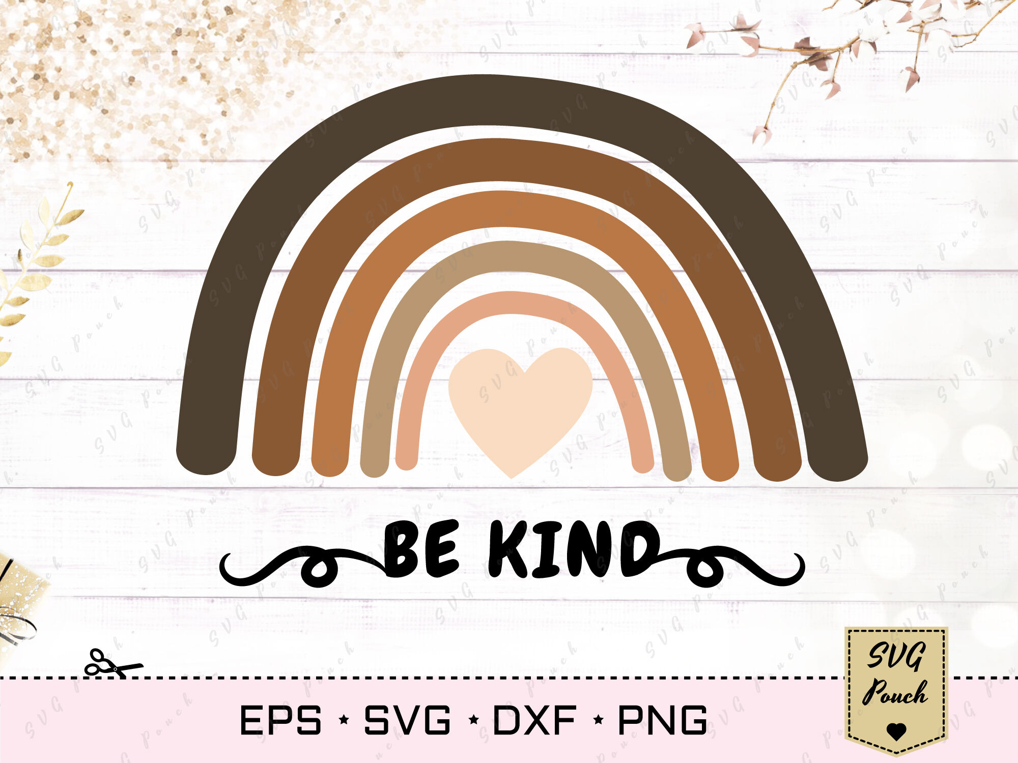 Download Be Kind Rainbow Unite Colors Svg By Svgpouch Thehungryjpeg Com