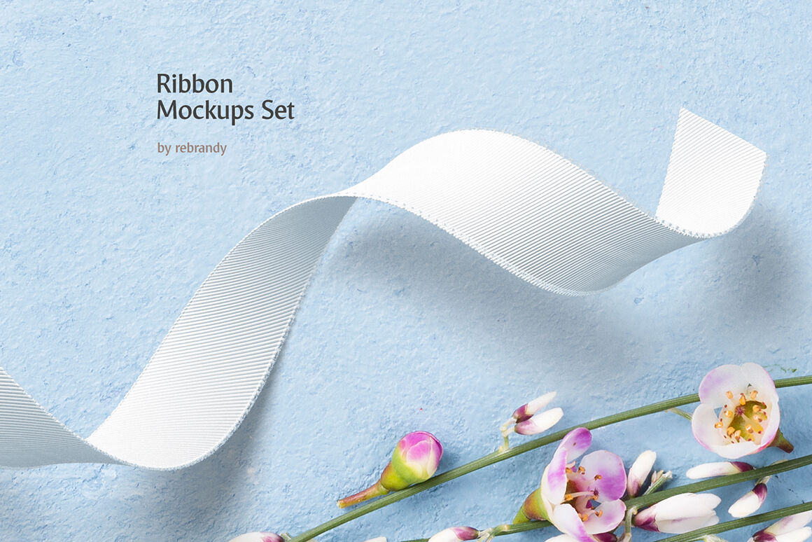 Ribbon Mockups Set By Rebrandy Thehungryjpeg Com