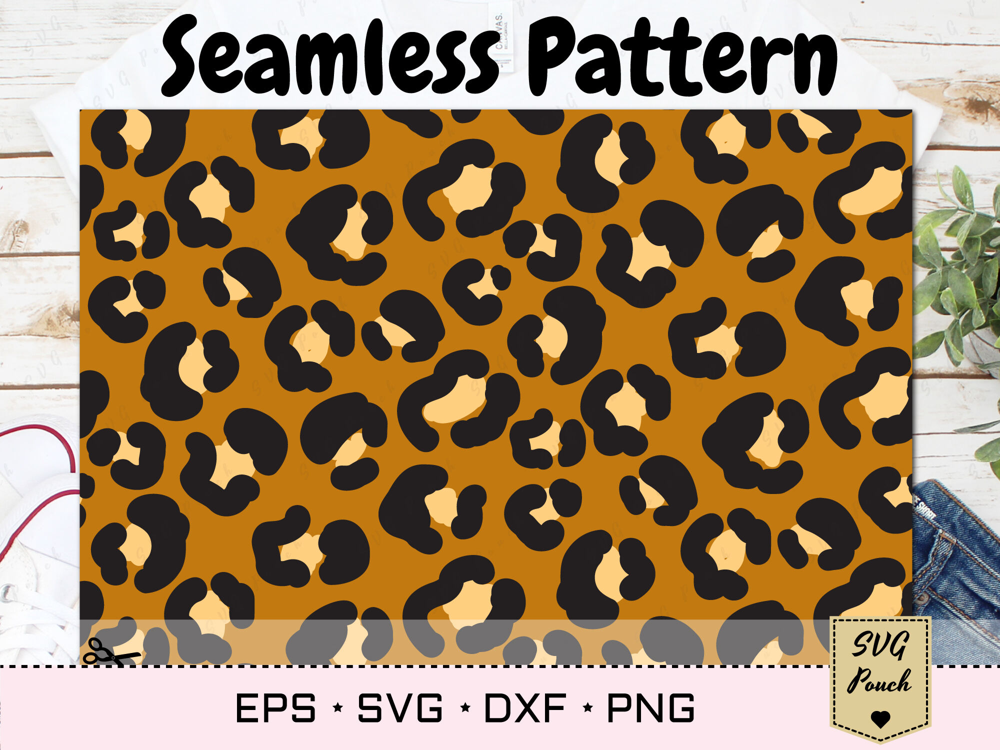 Download Leopard seamless pattern SVG By SVGPouch | TheHungryJPEG.com