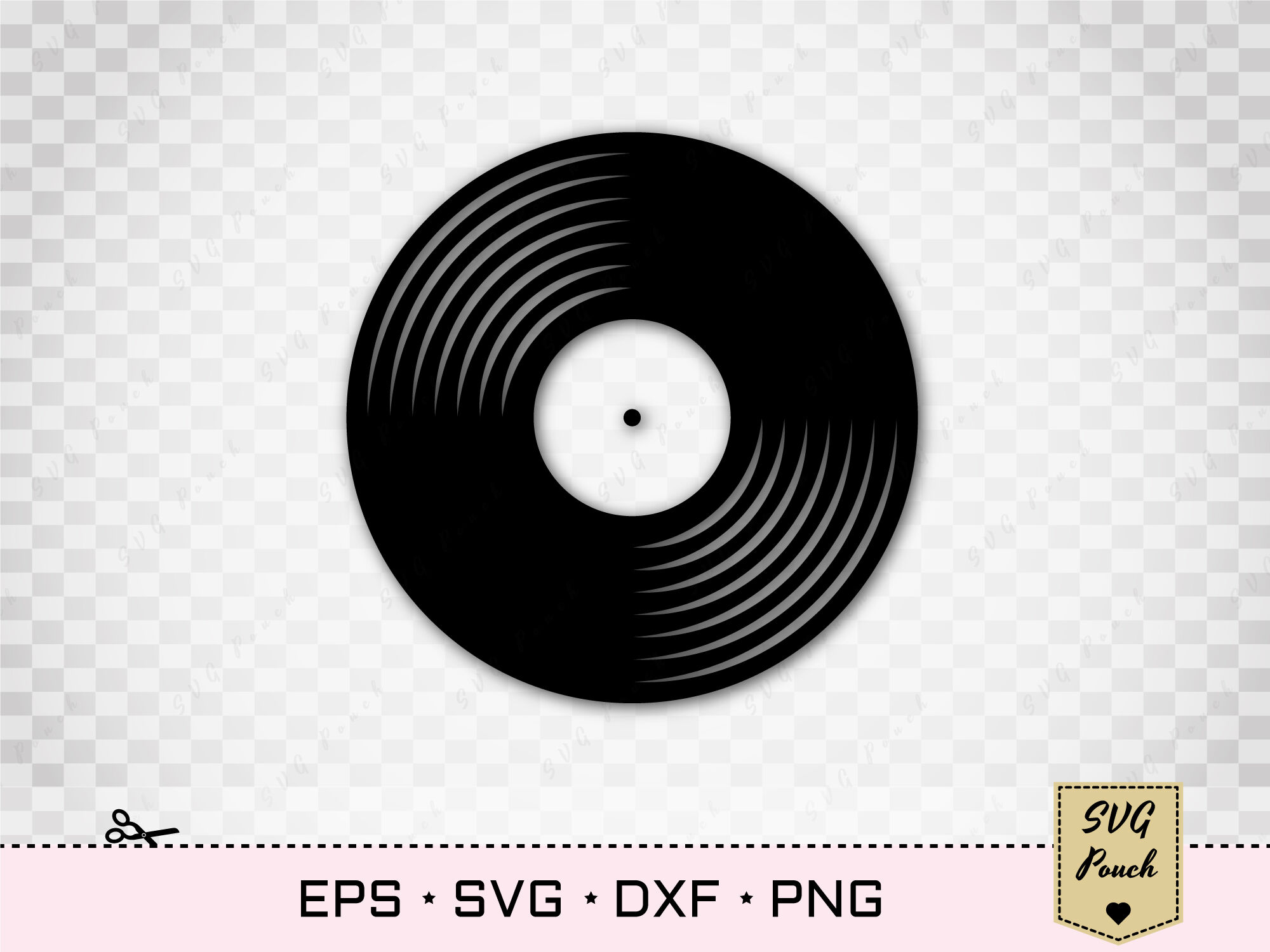 Vinyl Record SVG By SVGPouch | TheHungryJPEG