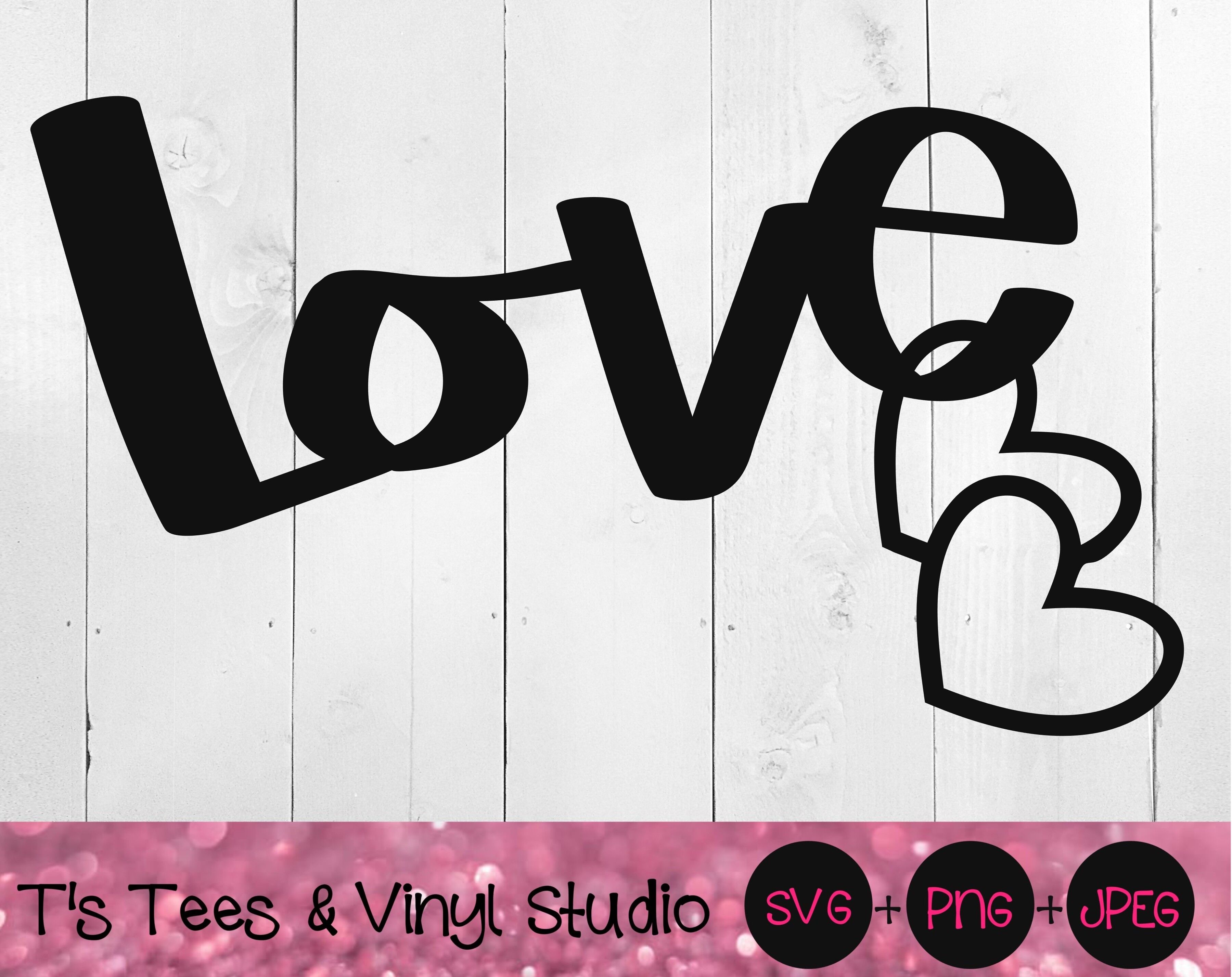 Download Love Svg, Hearts Svg, Love Dangle Hearts Svg, In Love Svg, Love One An By T's Tees & Vinyl ...