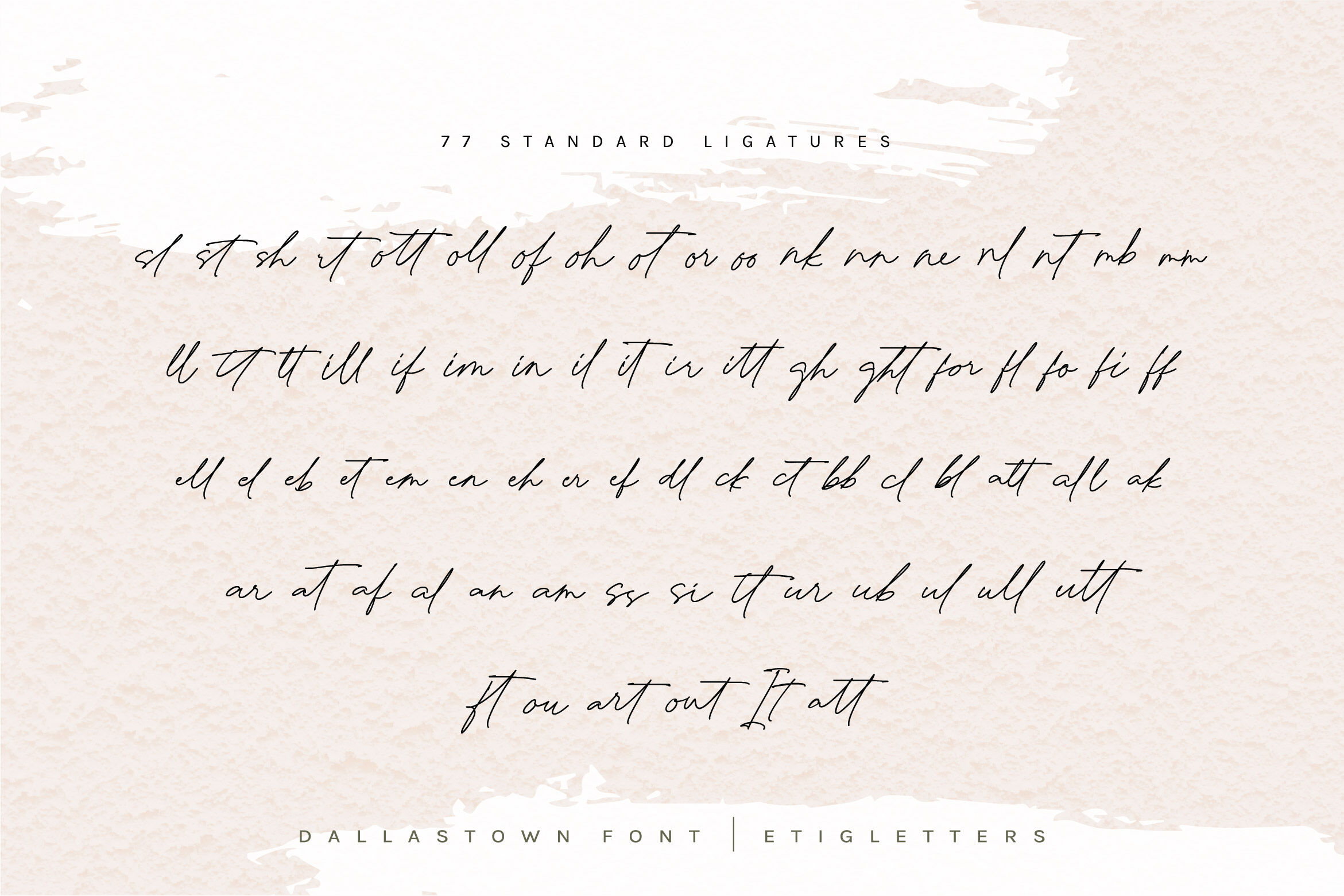 Dallastown Script Font By Etigletters Thehungryjpeg Com