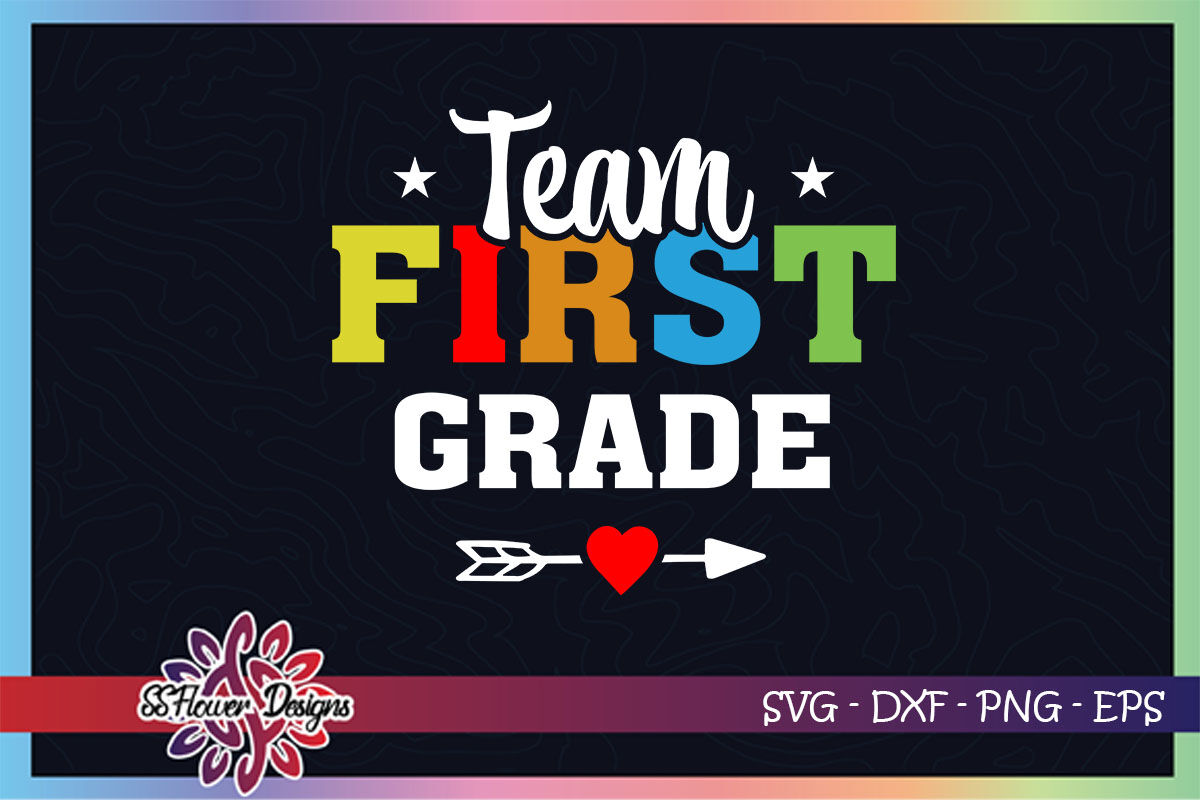 First Grade Team Svg Art And Collectibles Digital Pe