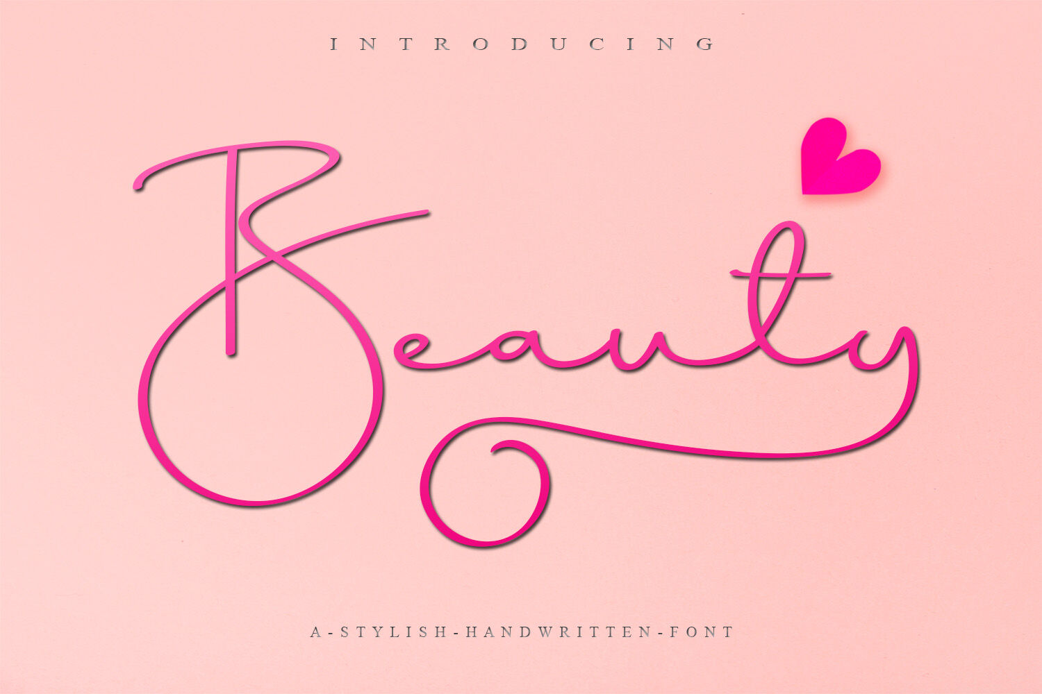 Beauty Script By Halymunt Studio Thehungryjpeg Com