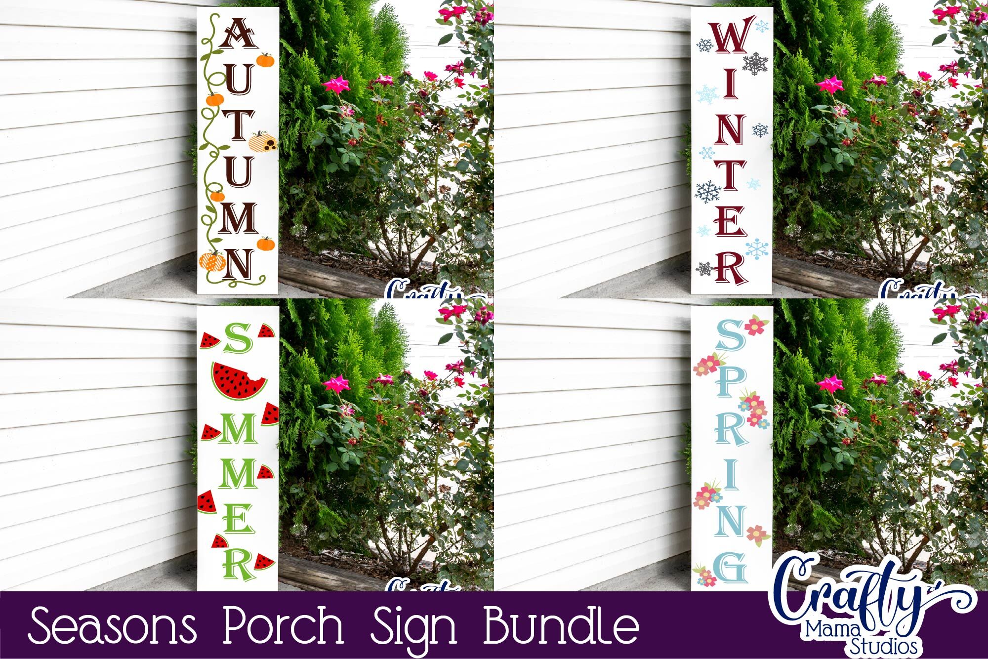 Download Welcome Porch Sign Svg Summer Svg Spring Svg Four Seasons By Crafty Mama Studios Thehungryjpeg Com