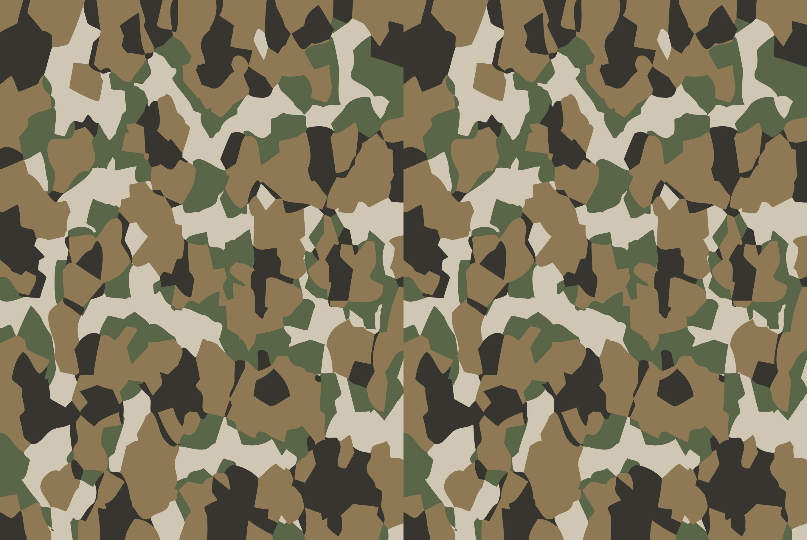 Camouflage pattern background vector. Military style masking camo