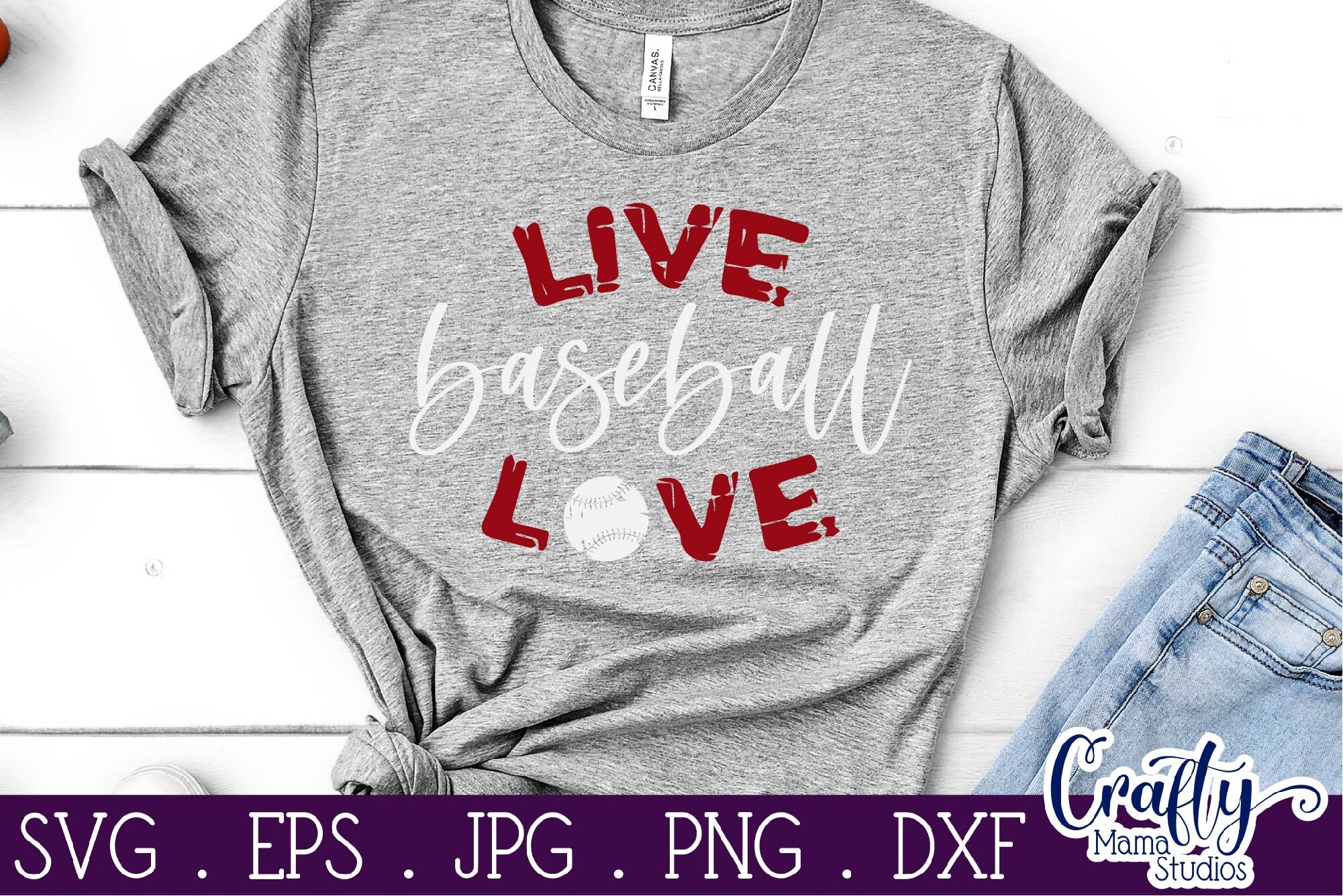 Baseball Mama Baseball Lover T-shirt Mama SVG