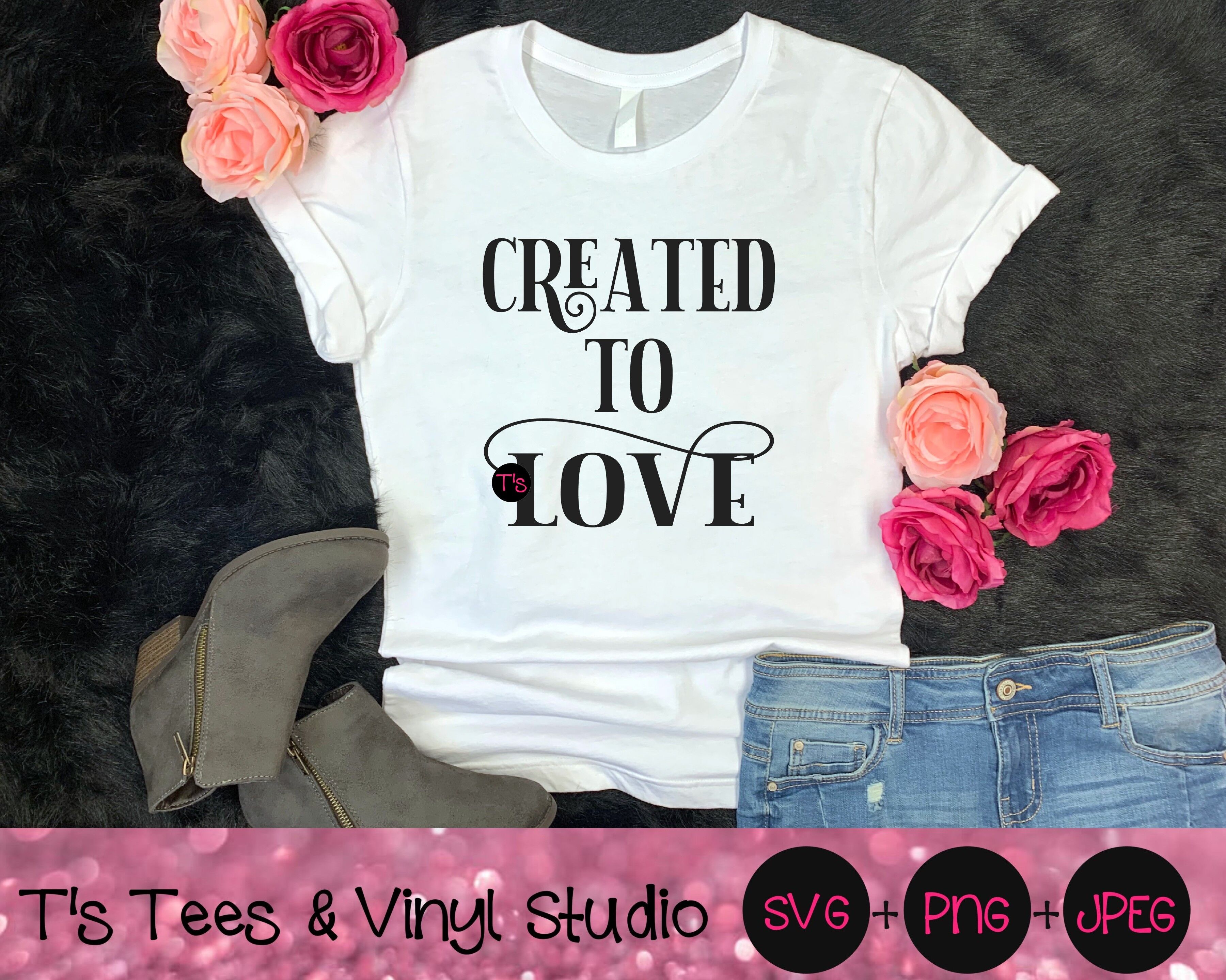 Download Love Svg Created To Love Svg No Hate Svg Love One Another Svg Love By T S Tees Vinyl Studio Thehungryjpeg Com