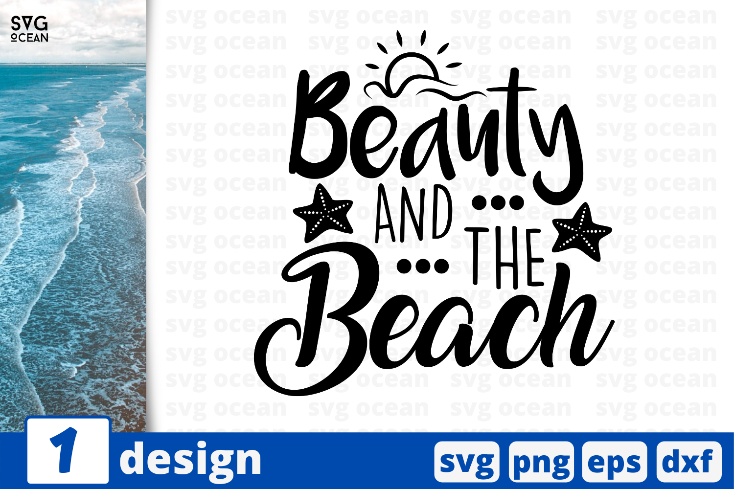 1 Beauty And The Beach Svg Bundle Quotes Cricut Svg By Svgocean Thehungryjpeg Com