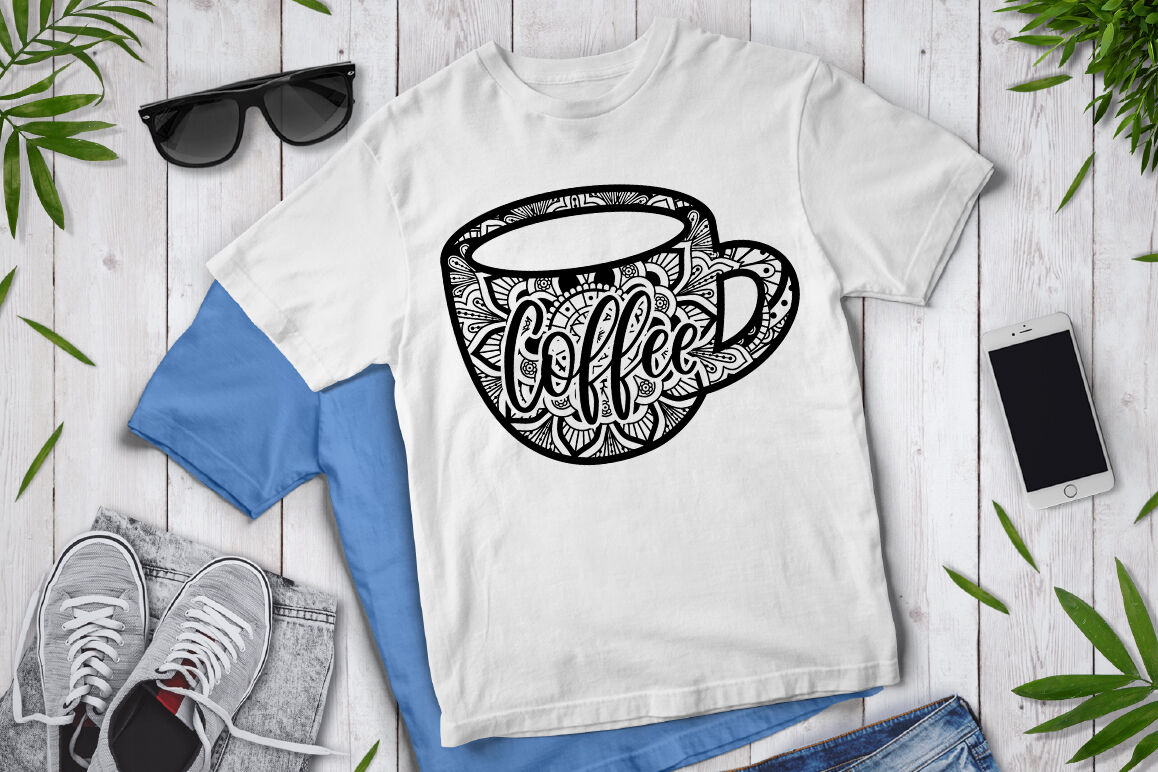 Download Coffee Bundle Mandala SVG, Coffee Cup Mug Moka Mandala. By ...